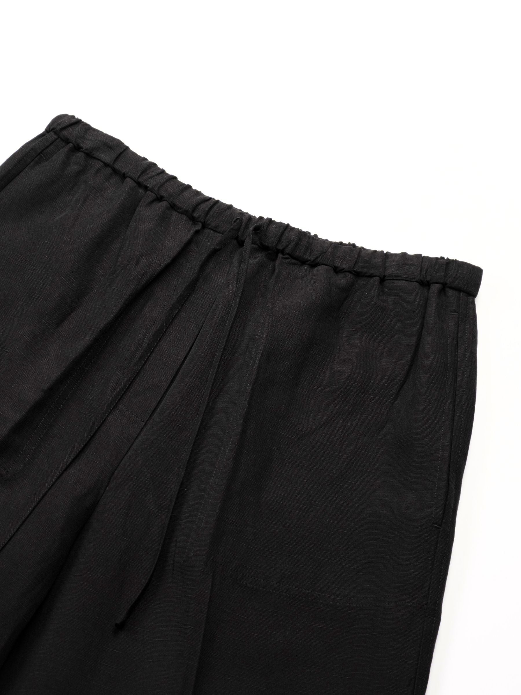Toteme Fluid Drawstring Trousers Black