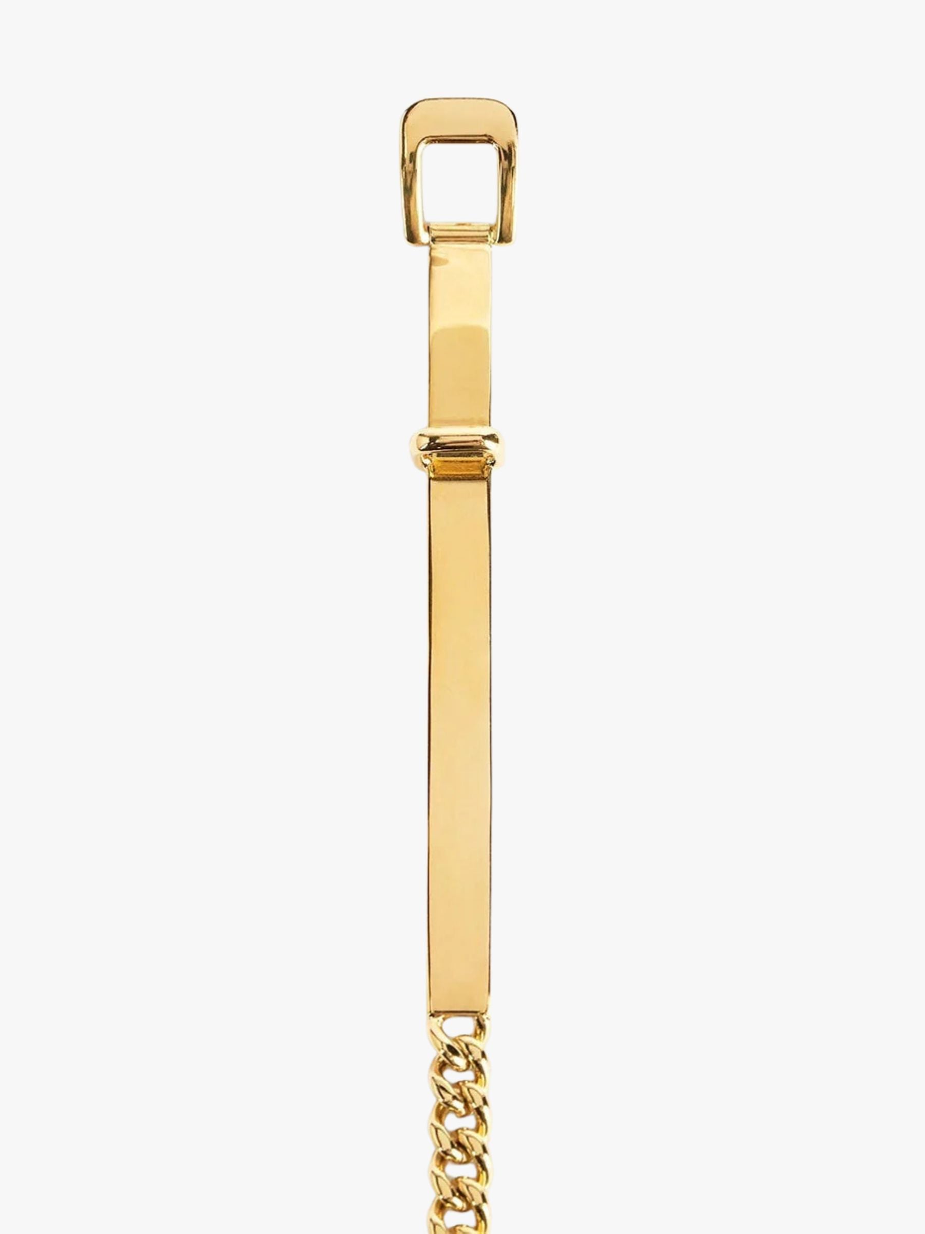 Toteme Monogram Chain Belt Gold