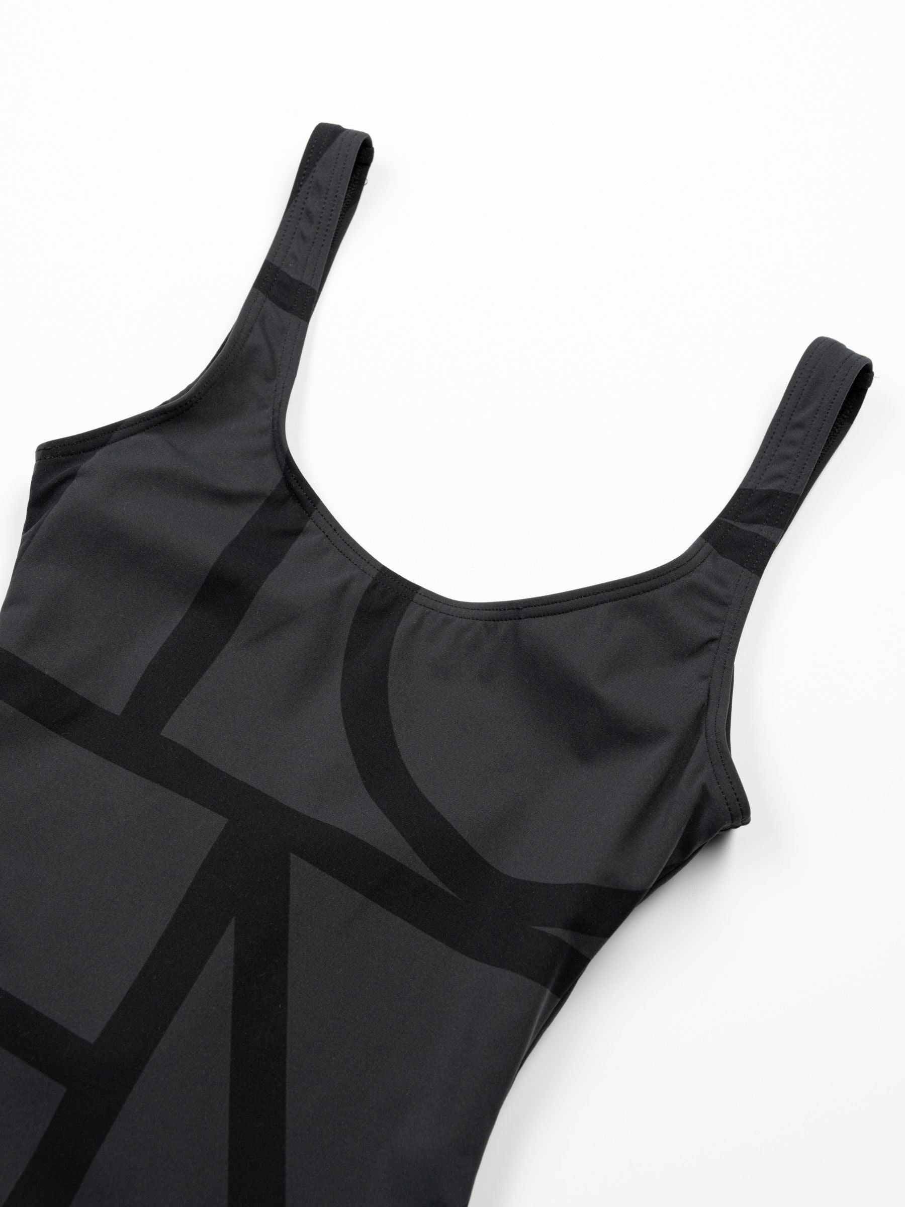 Toteme Monogram Swimsuit Black