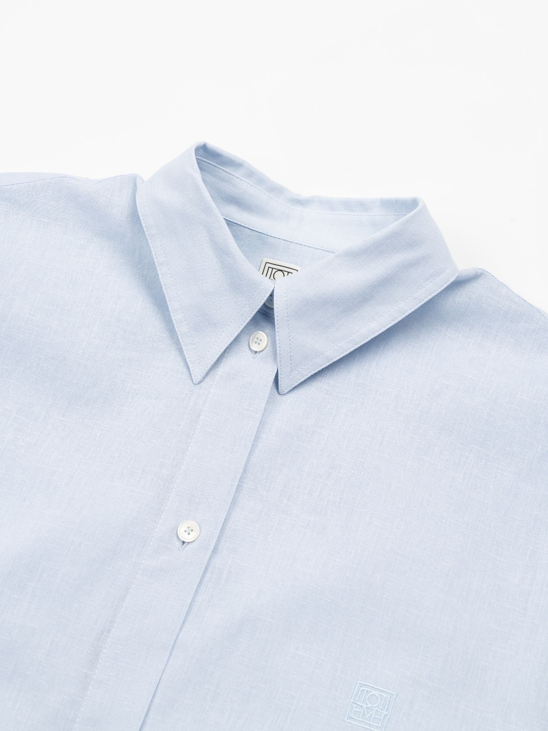 Toteme Oversized Summer Shirt Sky