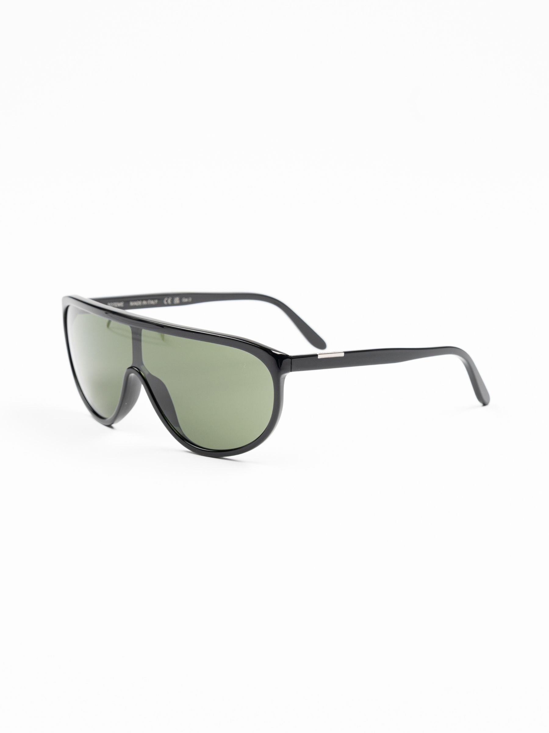 Toteme Shield Aviator Sunglasses Black