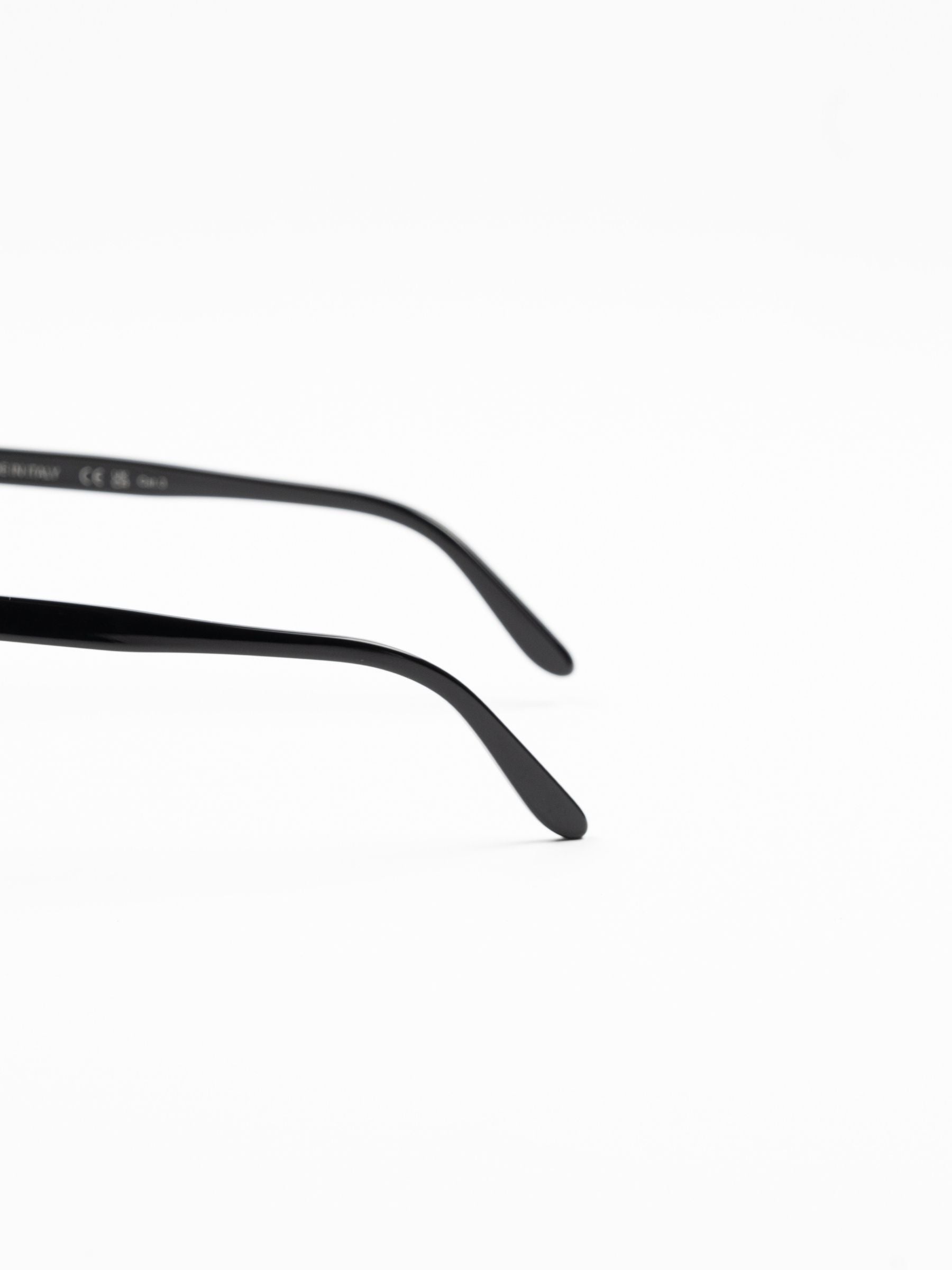 Toteme Shield Aviator Sunglasses Black