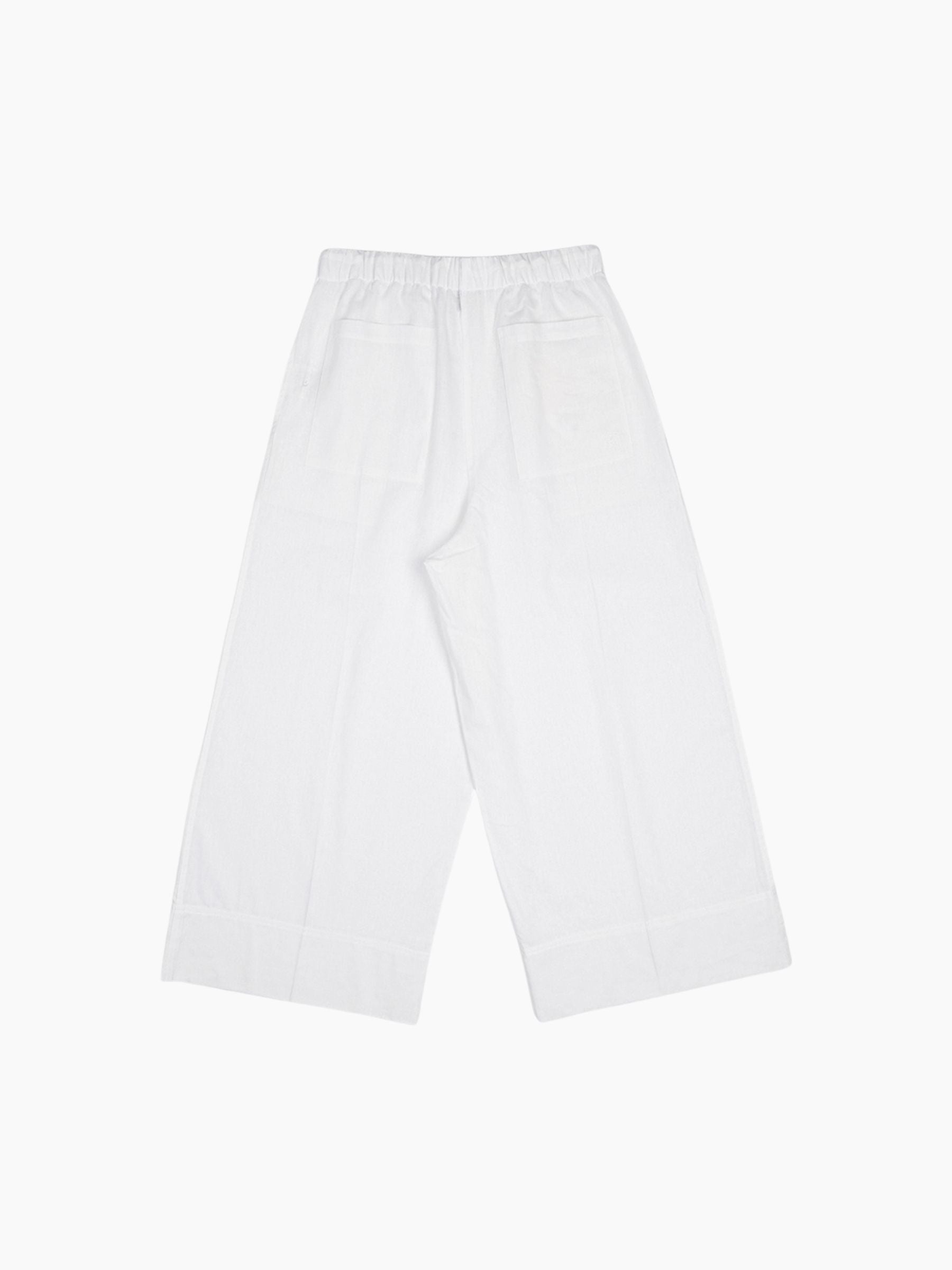 Toteme Wide Summer Trousers White