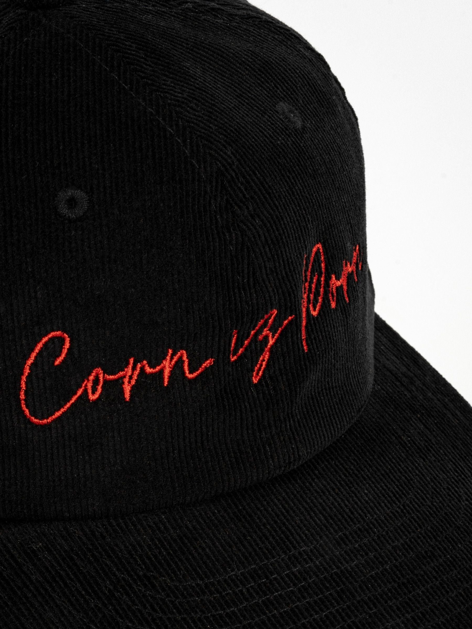 Trinitii Corn Iz Porn Corduroy Cap Black