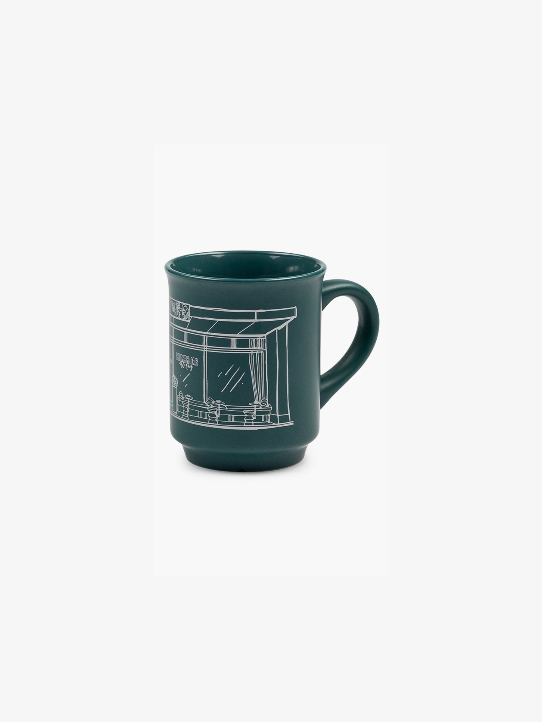 Trinitii House Mug Glazed Green