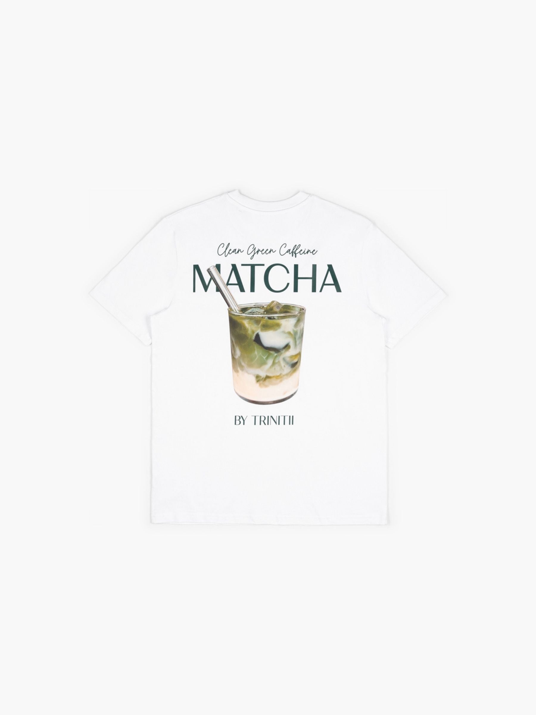 Trinitii Matcha Glass Tee White