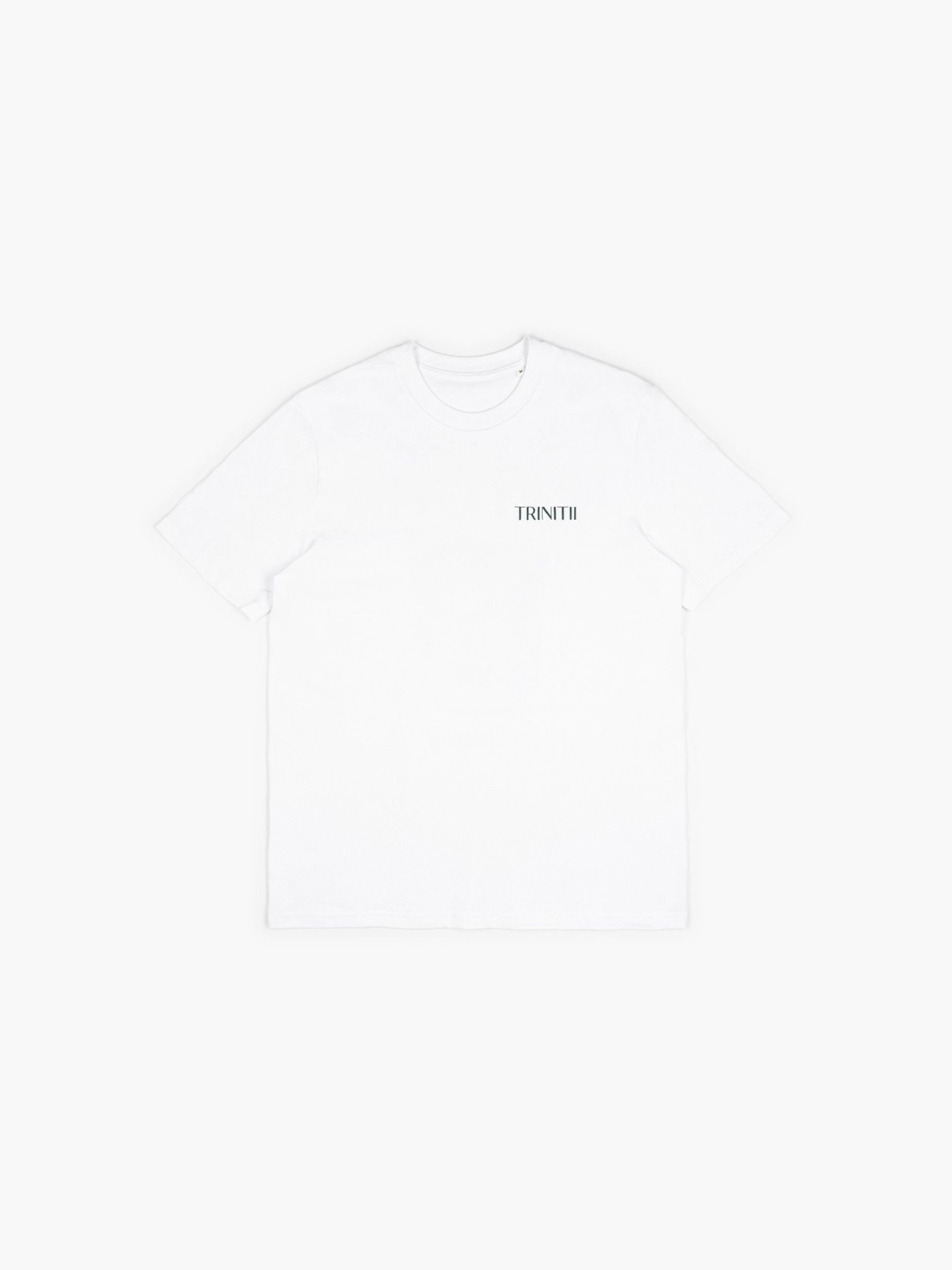 Trinitii Matcha Powder Tee White