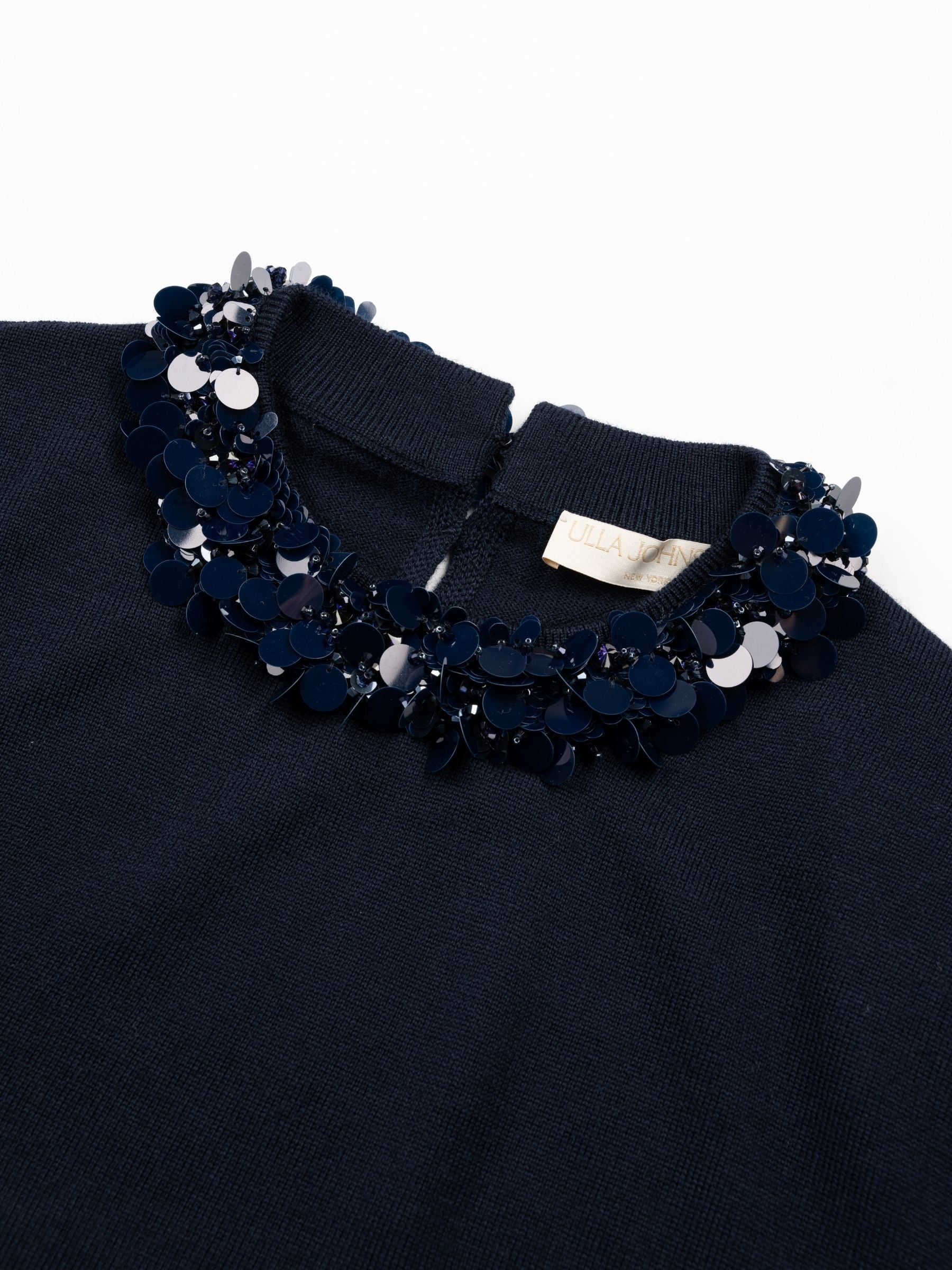 Ulla Johnson Amelia Embellished Pullover Midnight