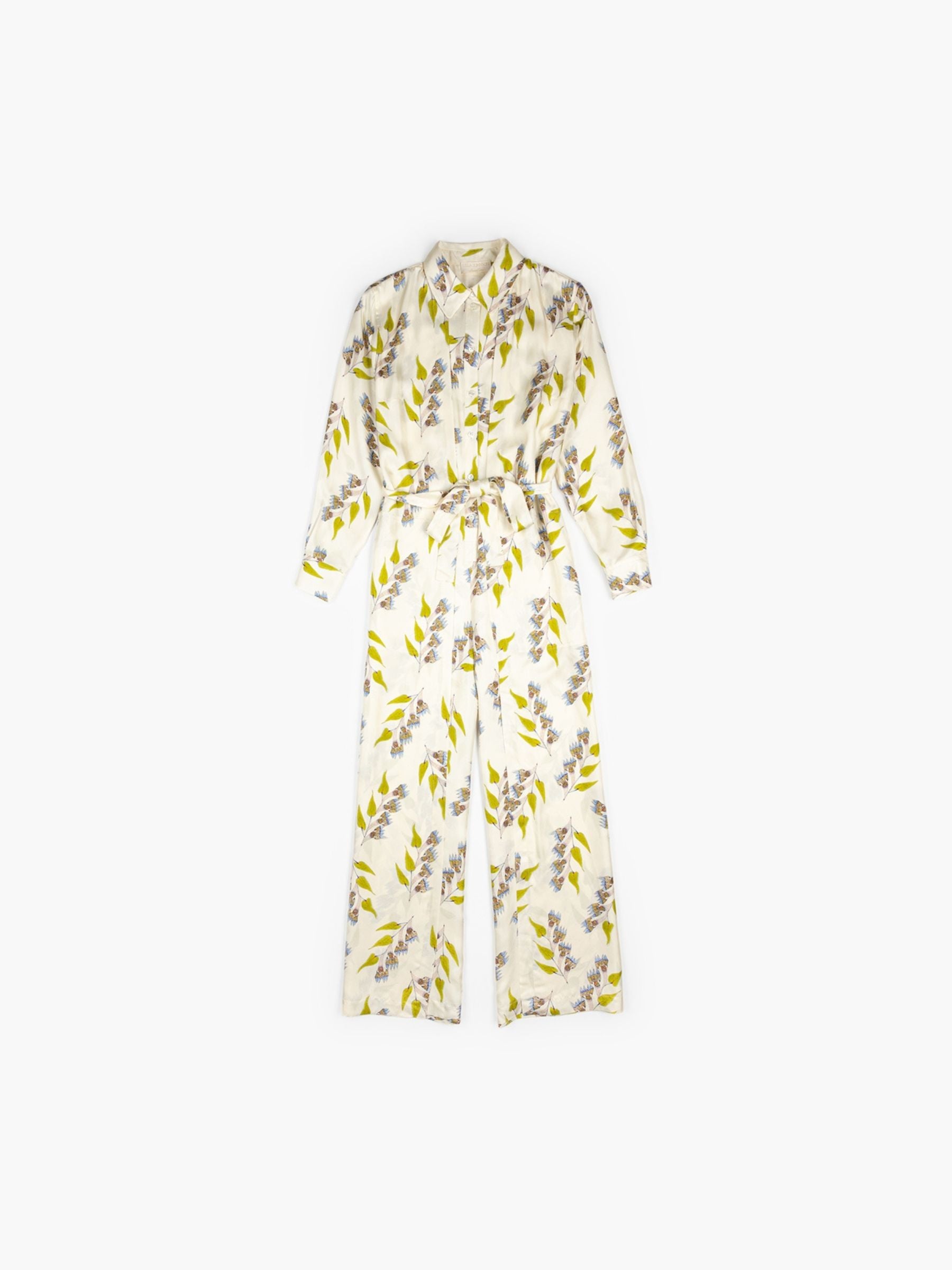 Ulla Johnson Bricolage LS Belted Jumpsuit Infinite Flower