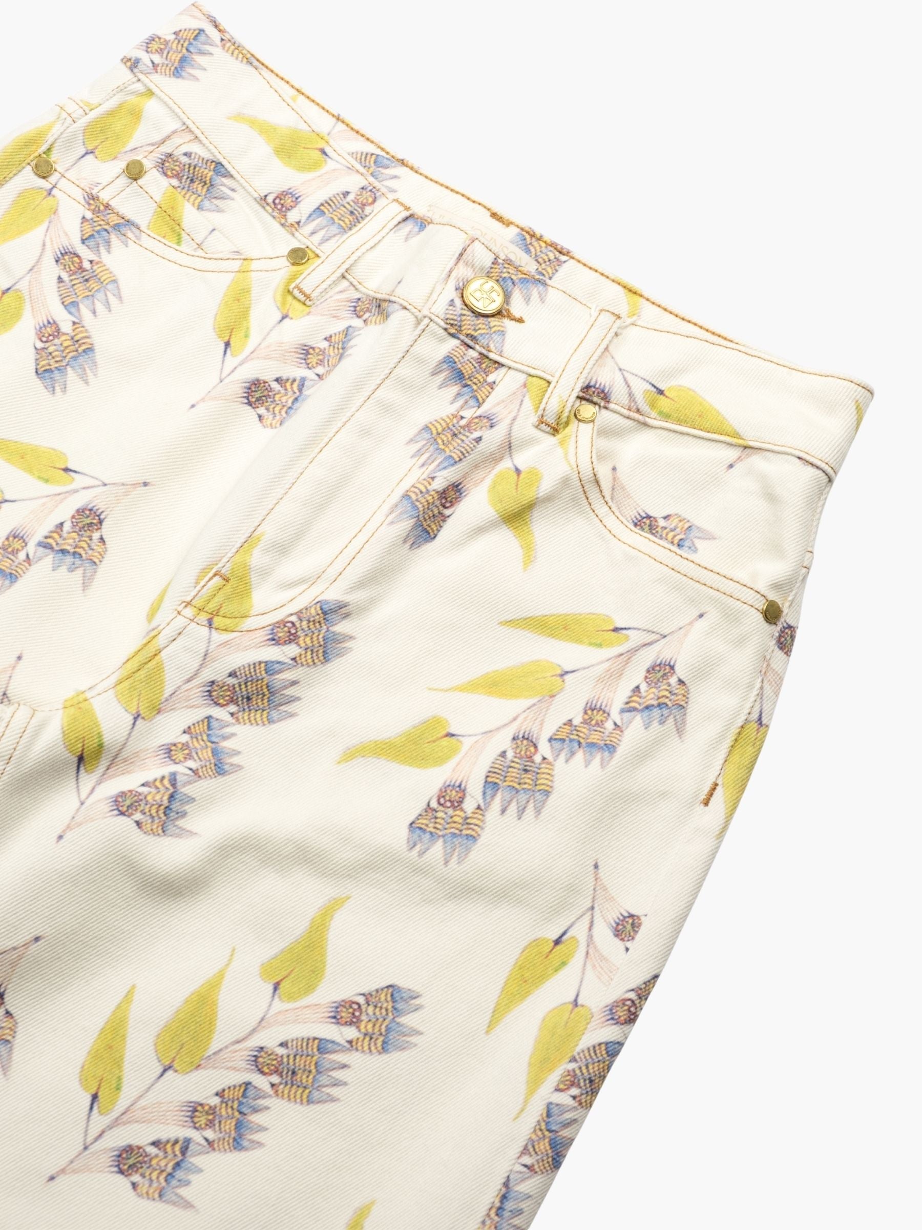 Ulla Johnson The Willow Wide Leg Jean Infinite Flower