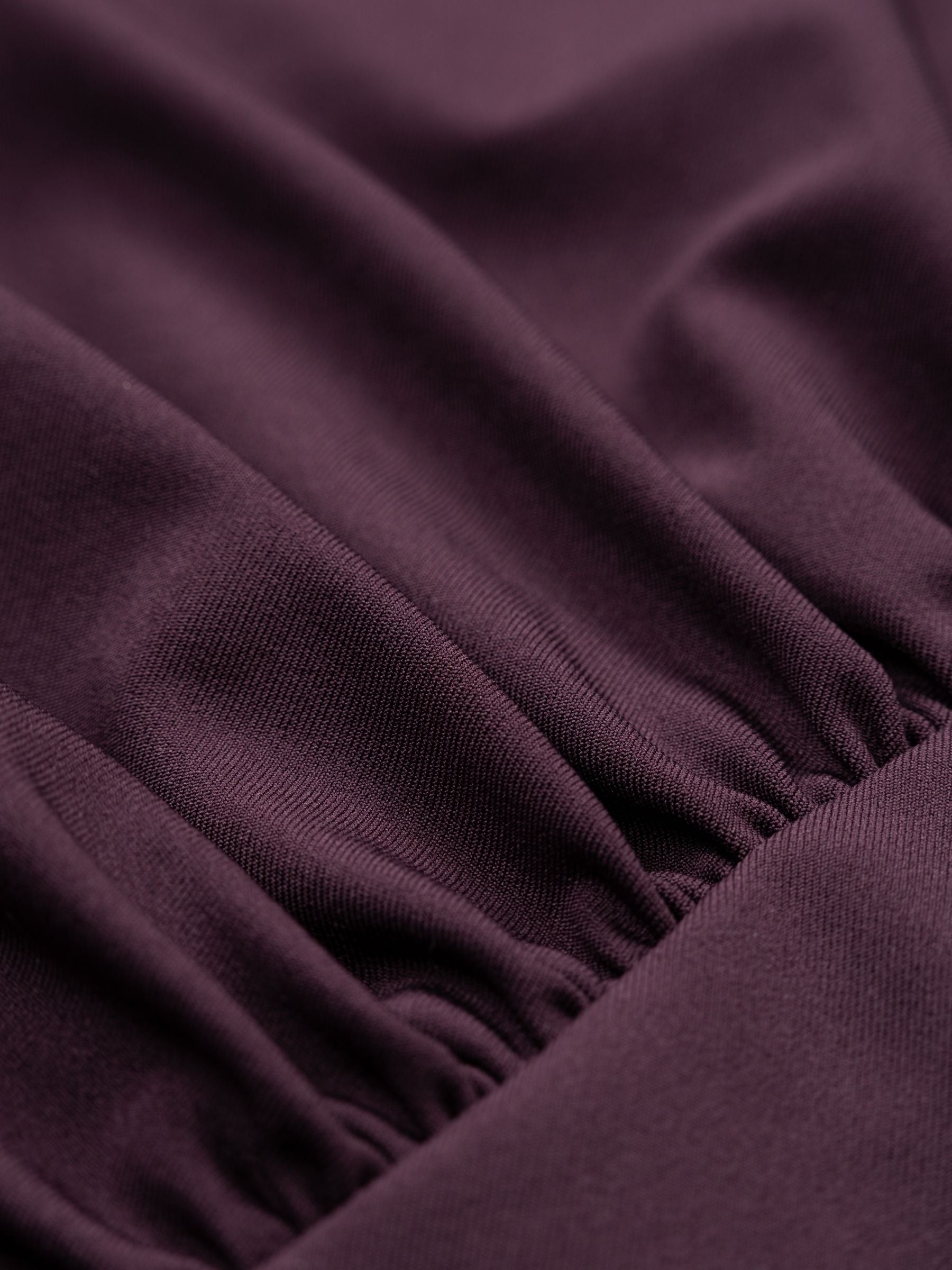 Victoria Beckham Cap Sleeve Dress Blackcurrant