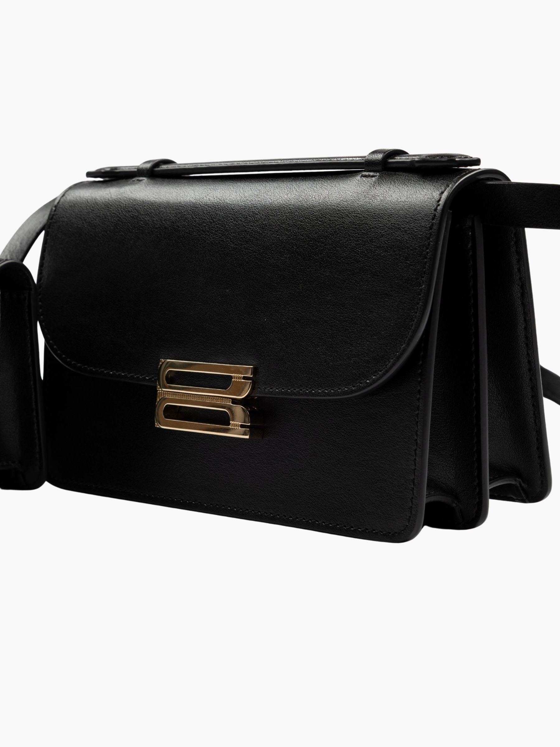 Victoria Beckham Mini Dorian Bag Pocket Strap Black