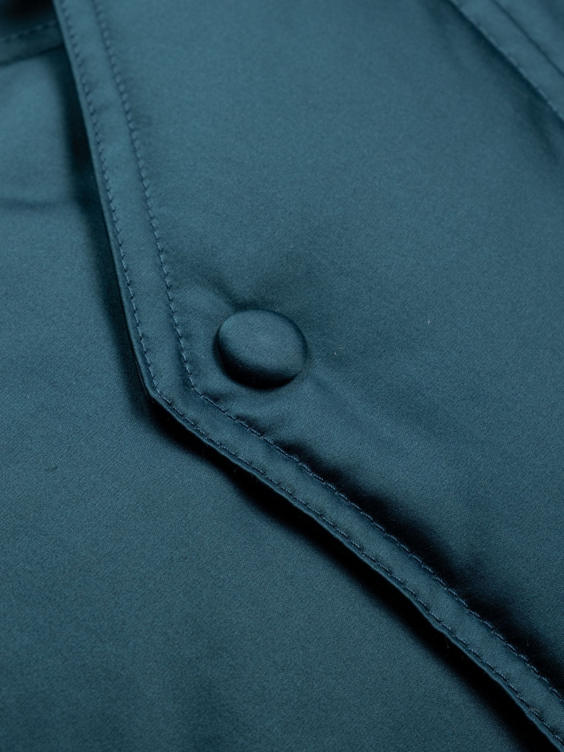 Victoria Beckham Padded Bomber Jacket Dark Teal