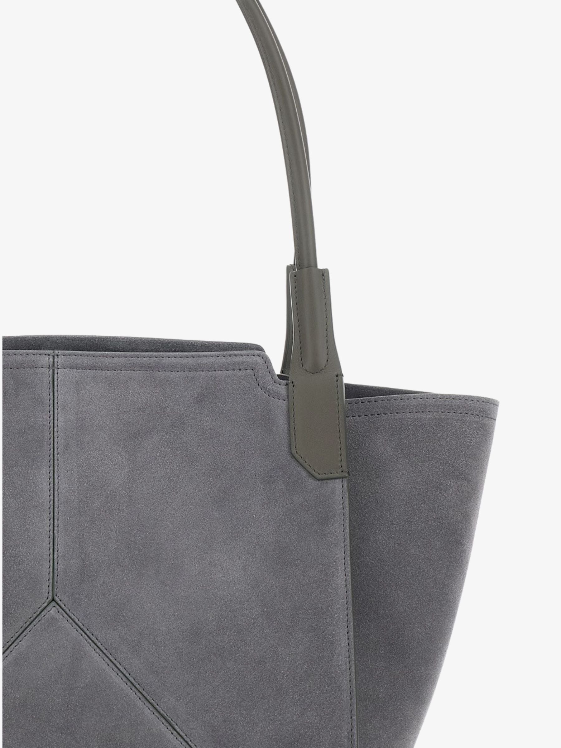 Victoria Beckham Small Victoria Tote Bag Pebble Grey