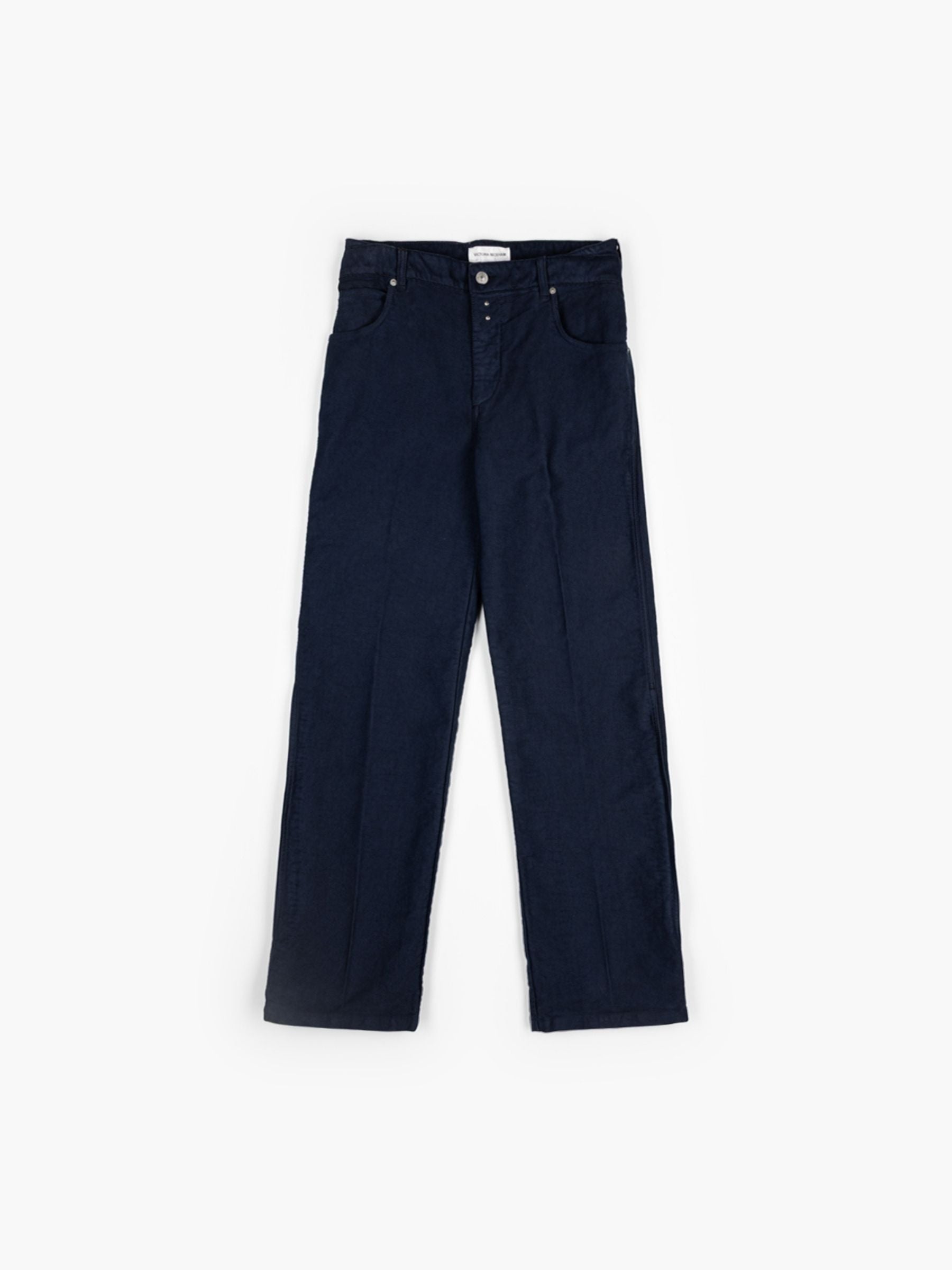 Victoria Beckham Split Detail Utility Trouser Navy