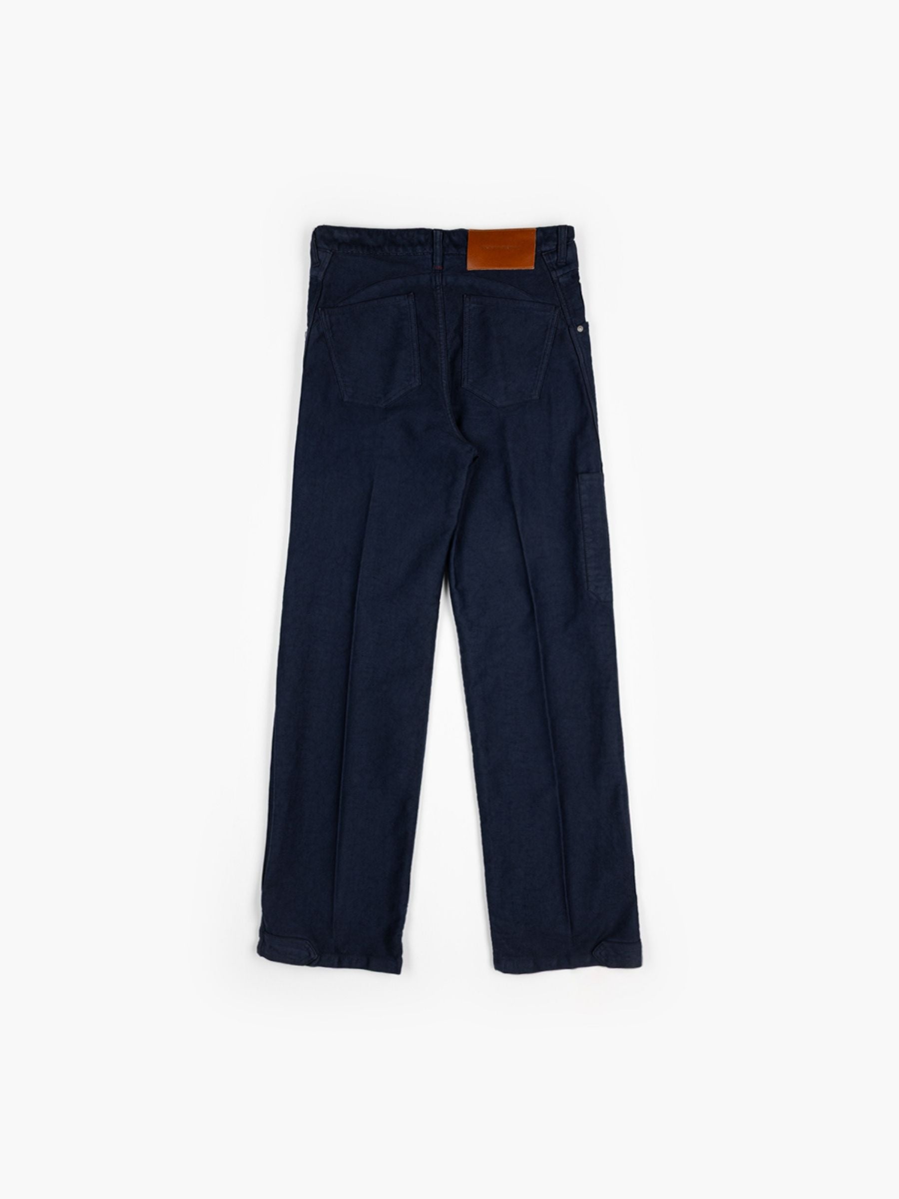 Victoria Beckham Split Detail Utility Trouser Navy