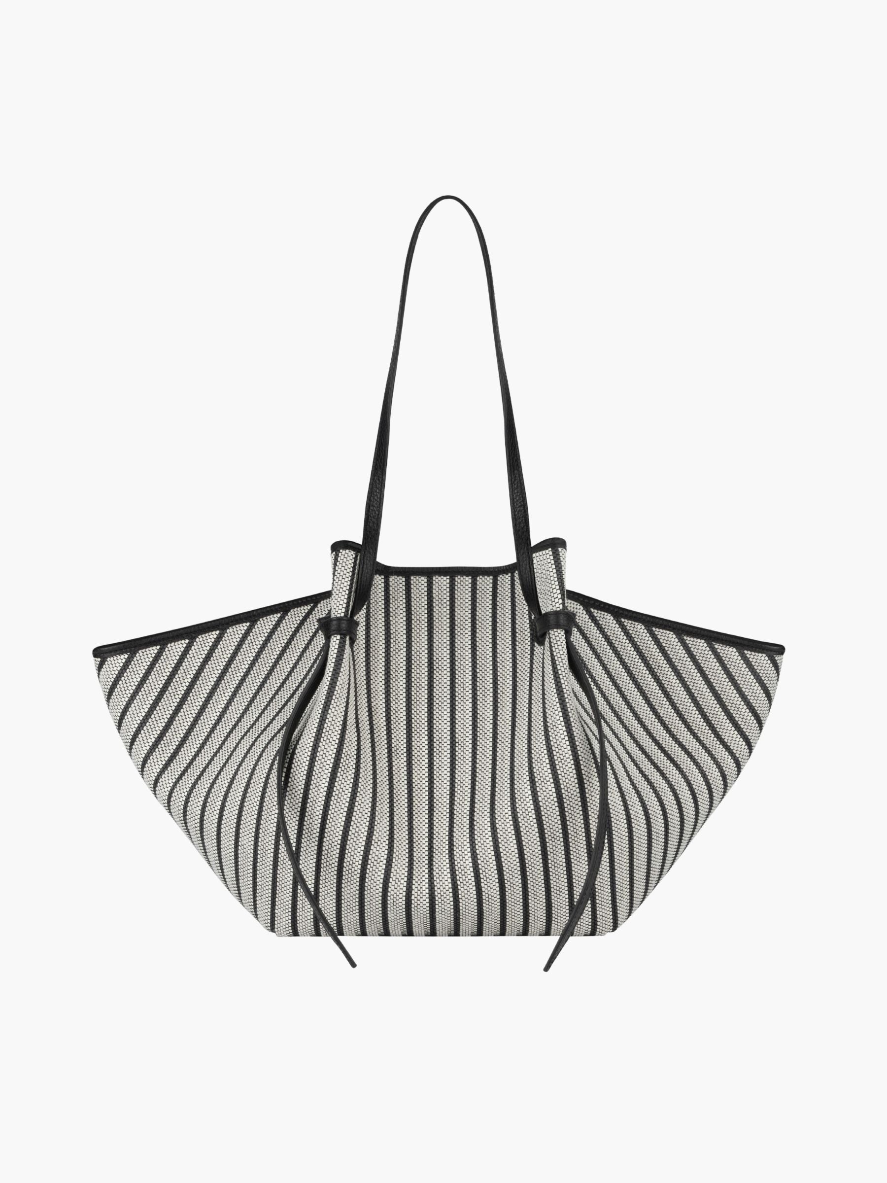 Yuzefi Large Mochi Woven Canvas Striped