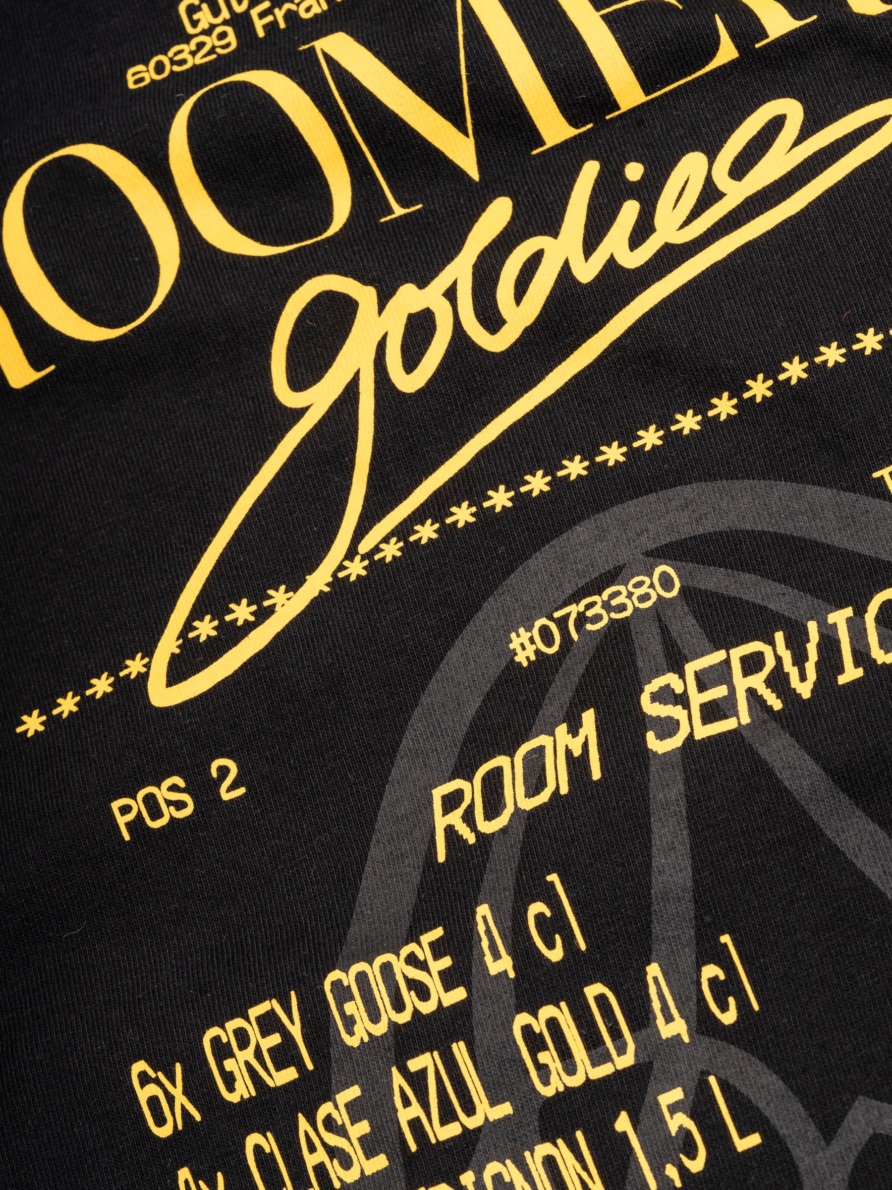 Roomers x Goldies Bill Tee Black