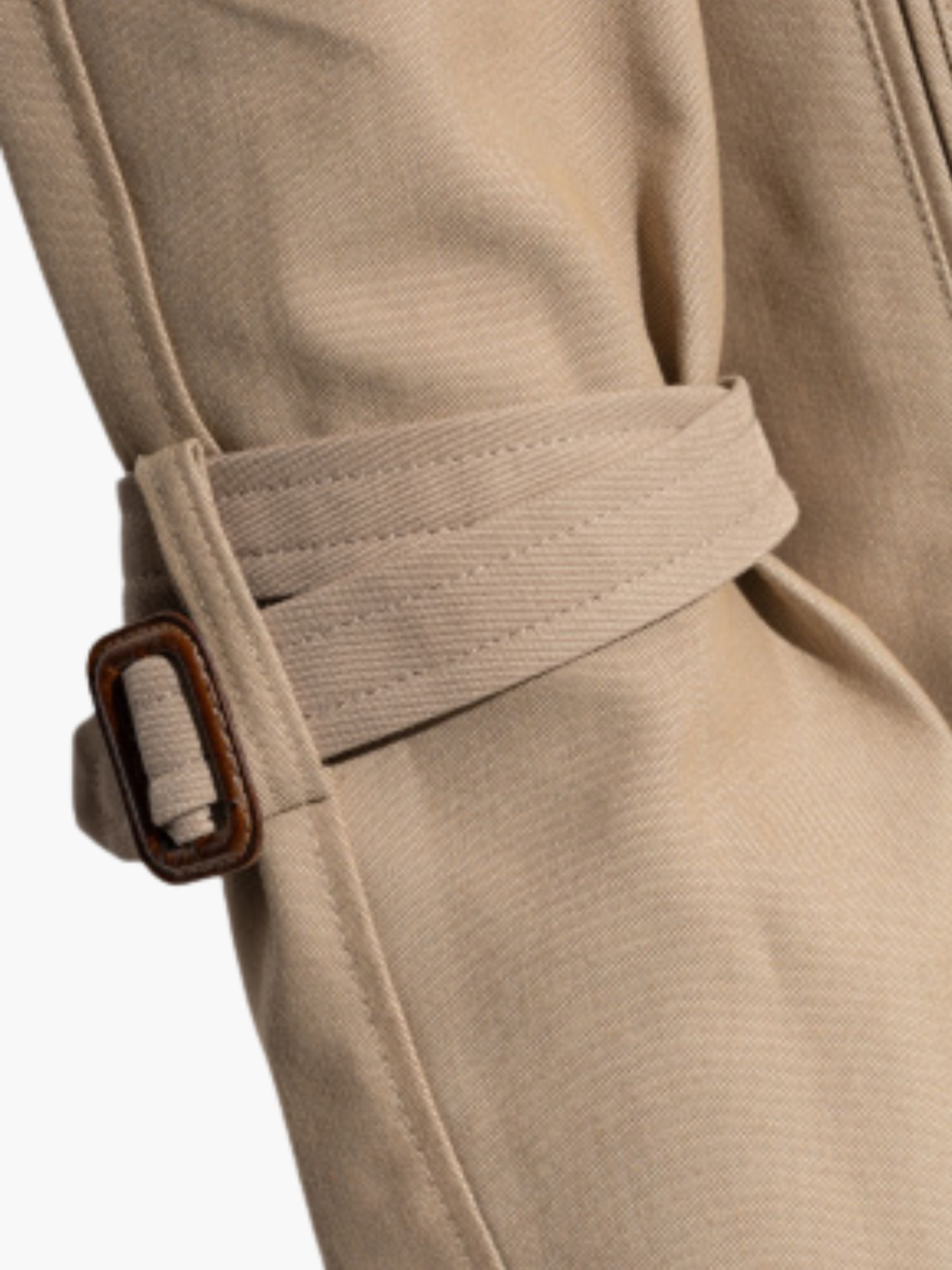 Toteme Signature Trench Coat Khaki