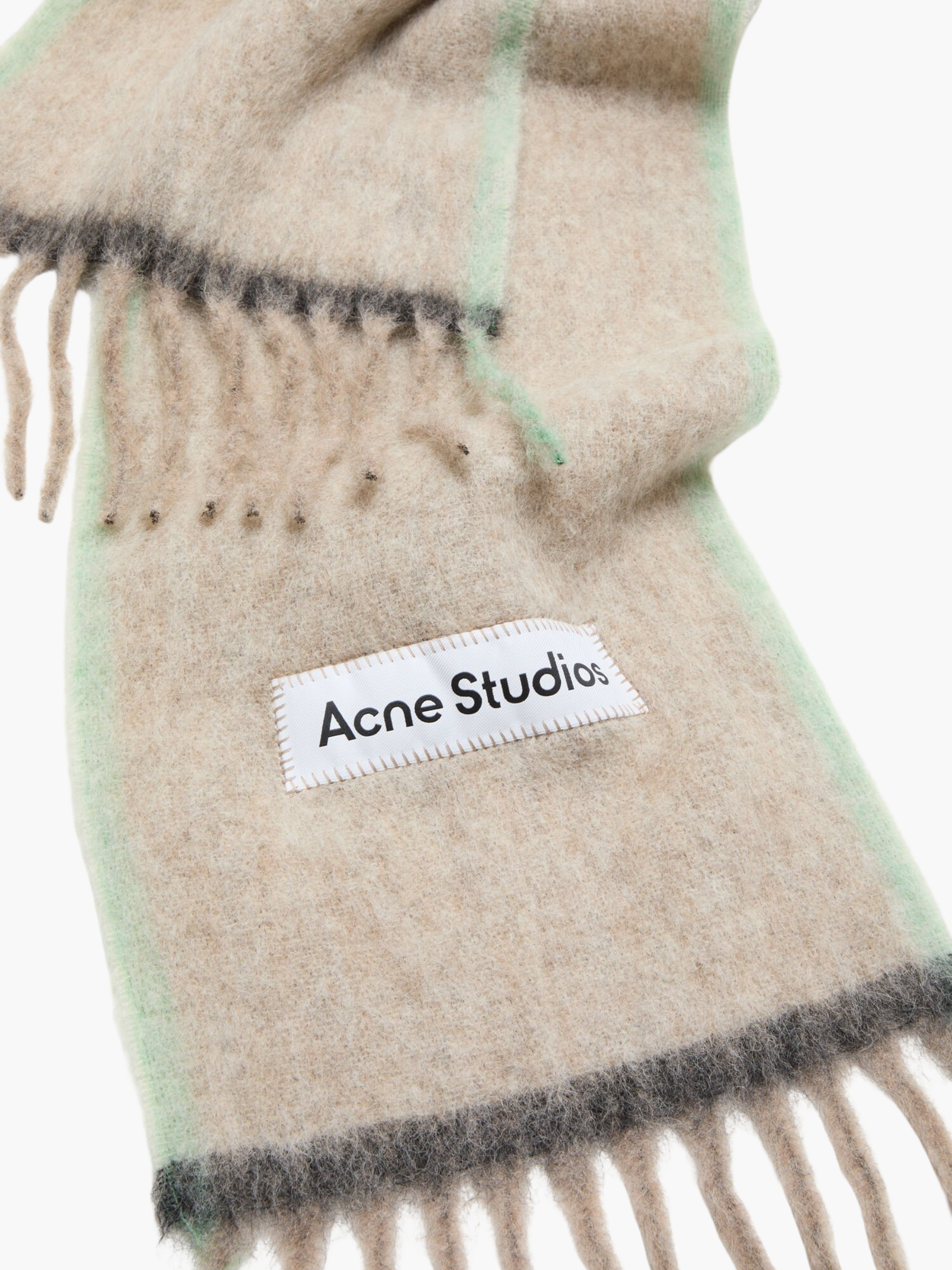 Acne Studios Scarf Frame Beige/Grey