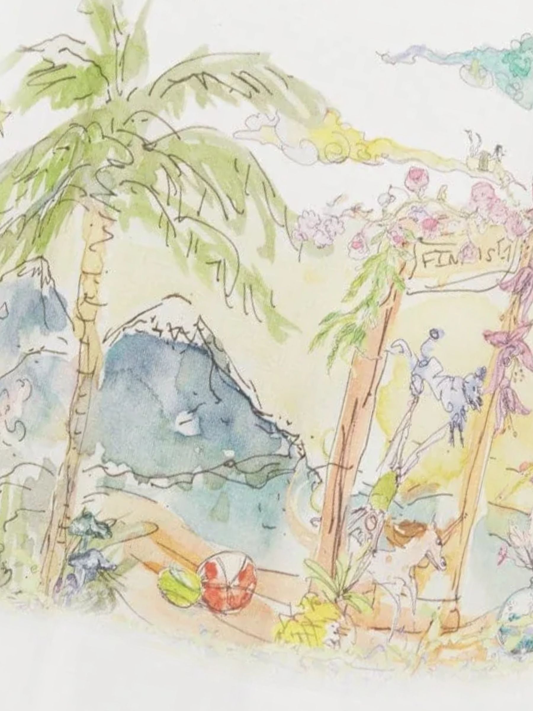 Alemais Anouk Scene Tee Cream