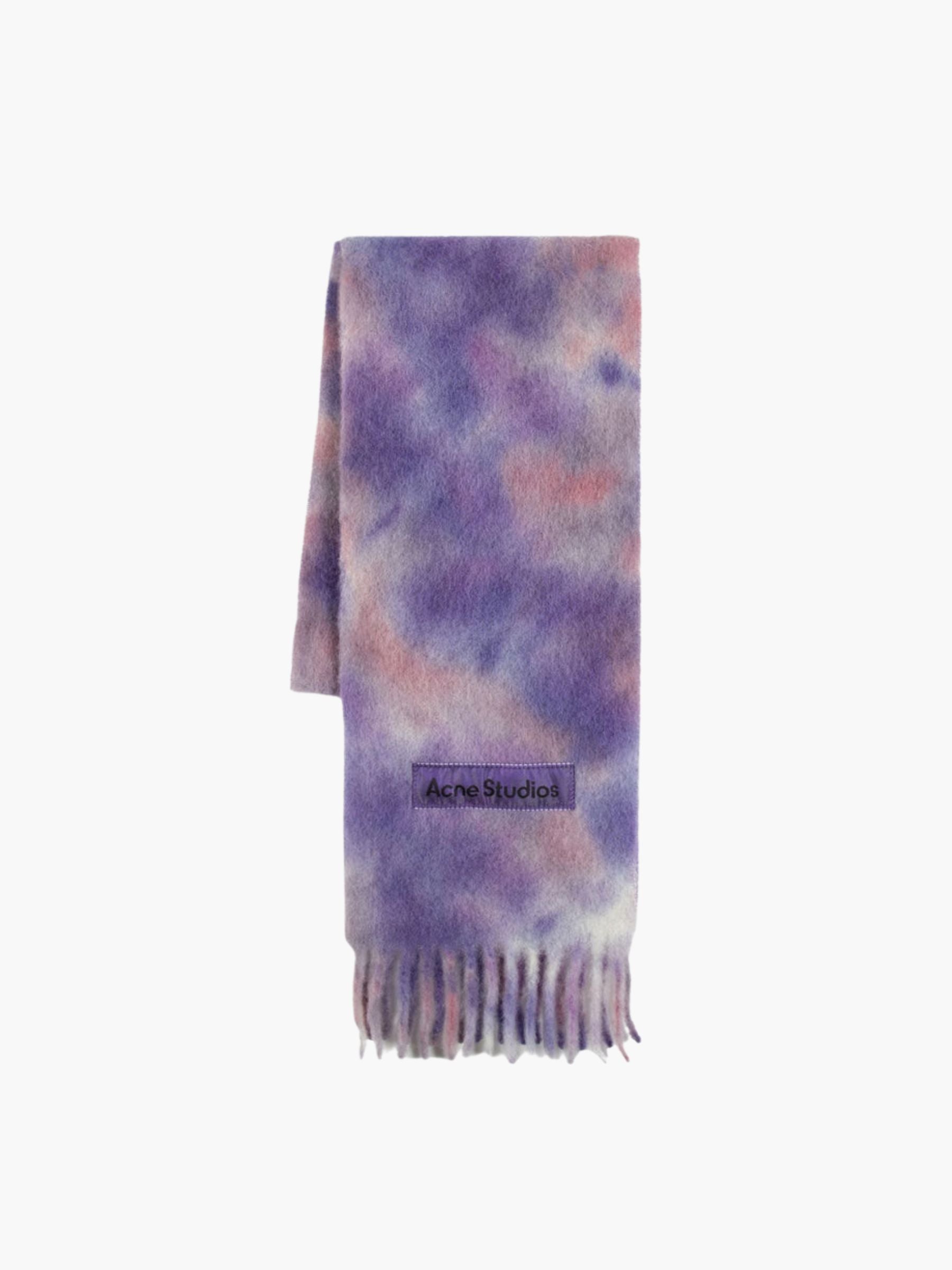 Acne Studios Scarf Tie Dye Lilac