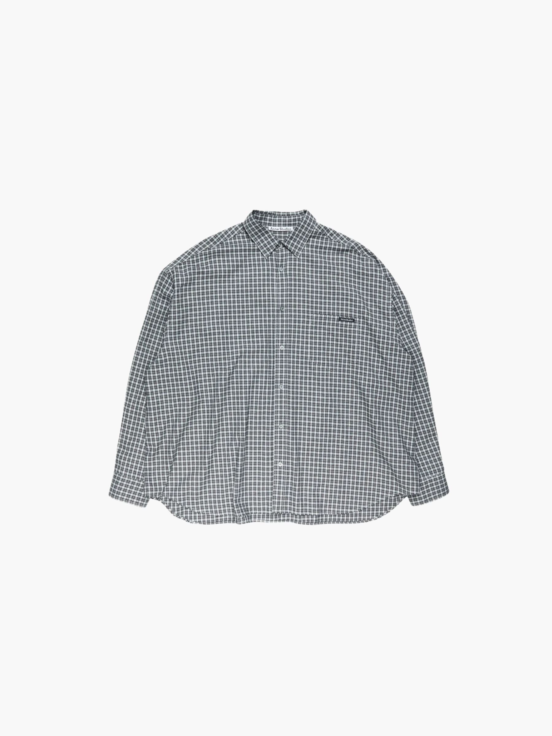 Acne Studios MN-SHIR000971 Shirt Check Black White