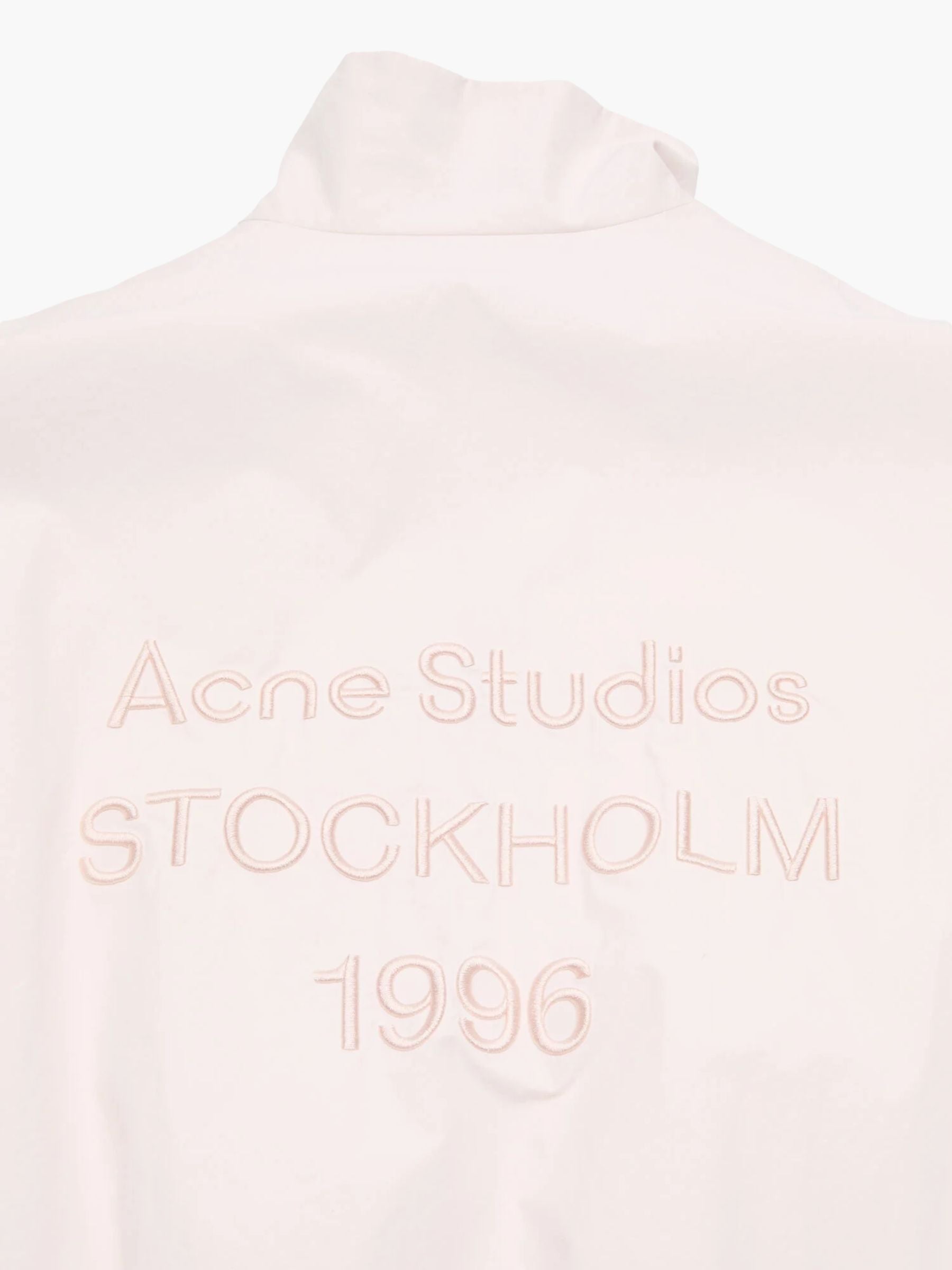 Acne Studios Logo Jacket Soft White