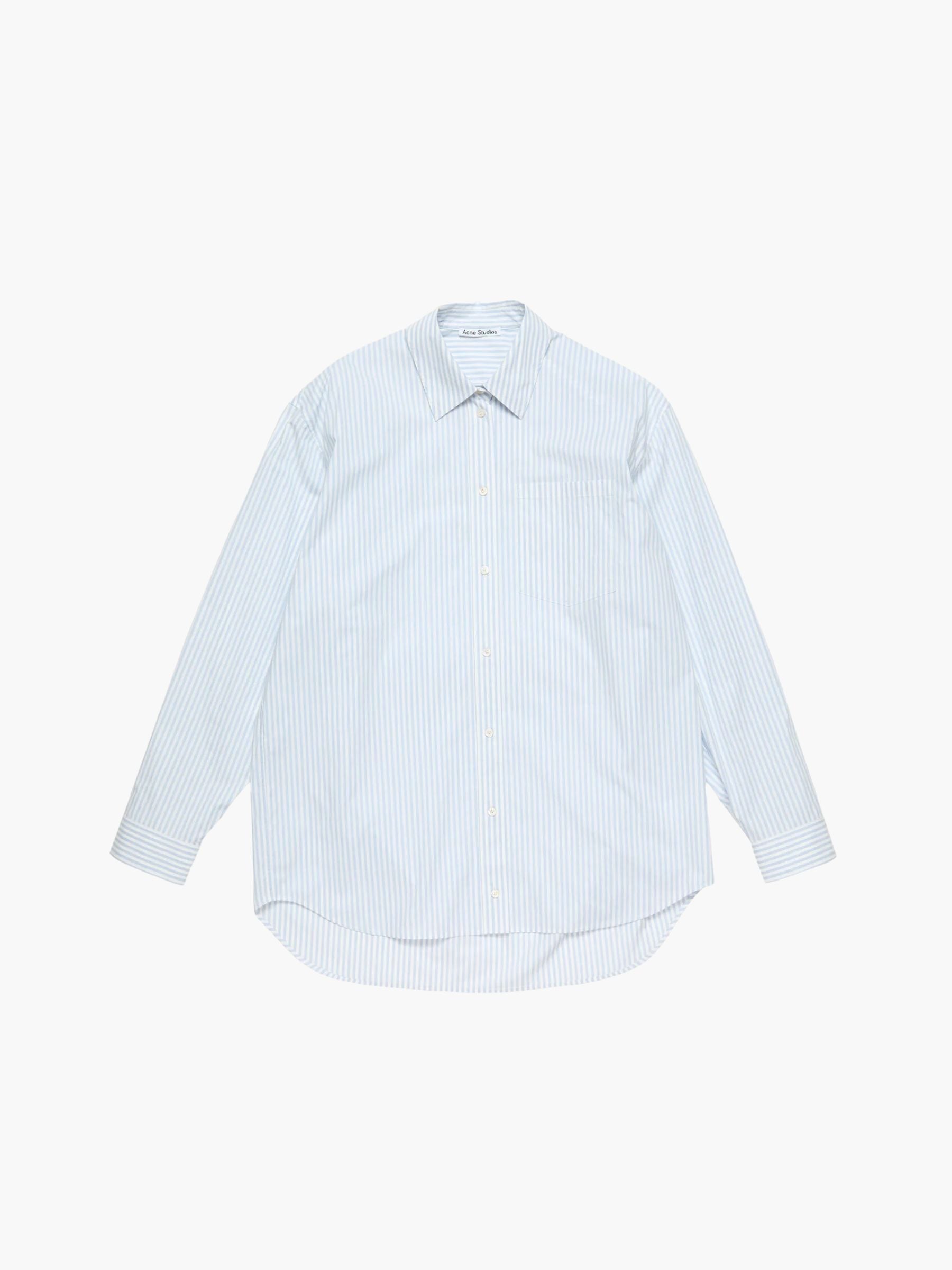 Acne Studios Stripe Shirt Light Blue White