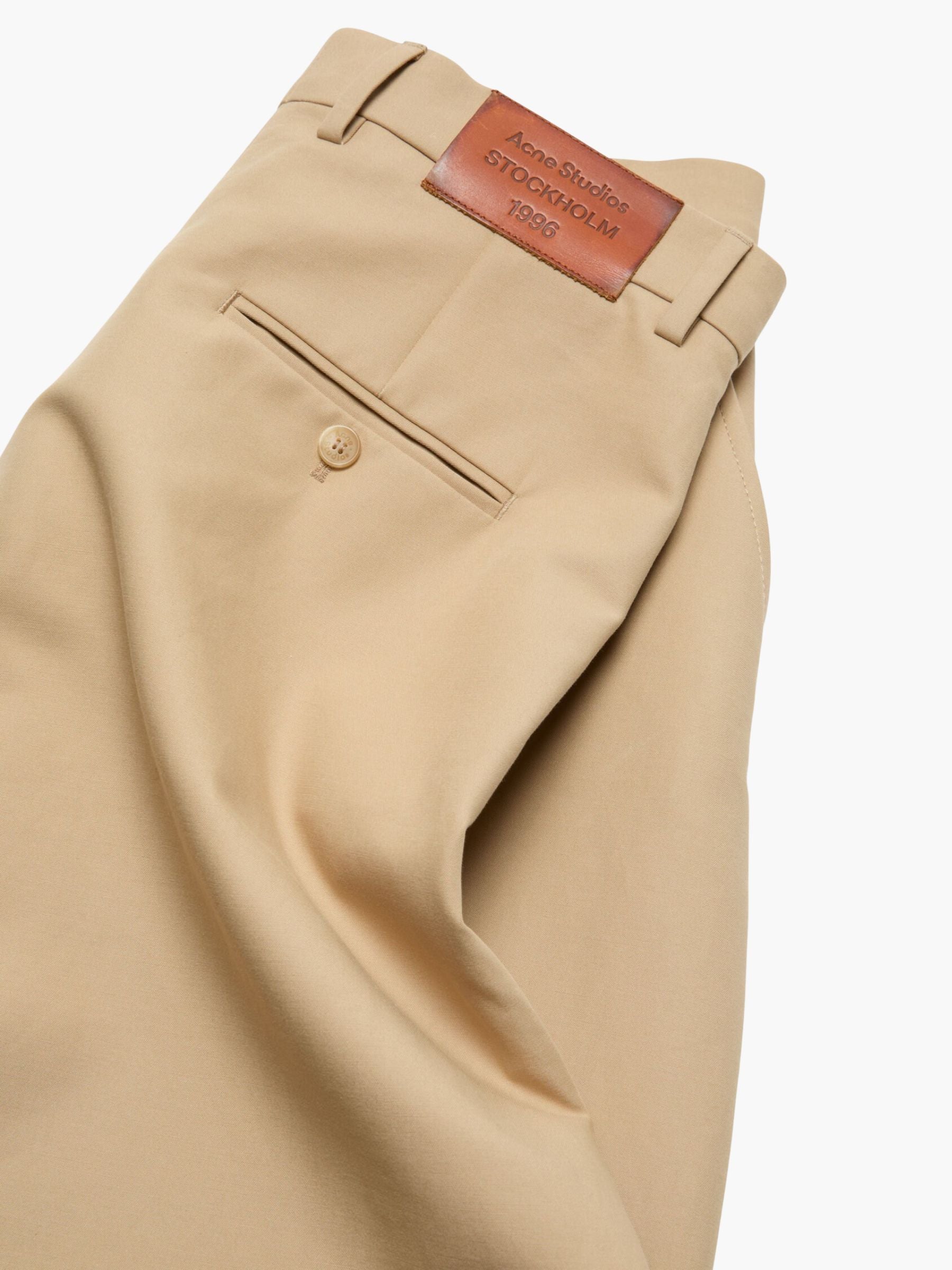 Acne Studios Barrel Leg Chino Beige
