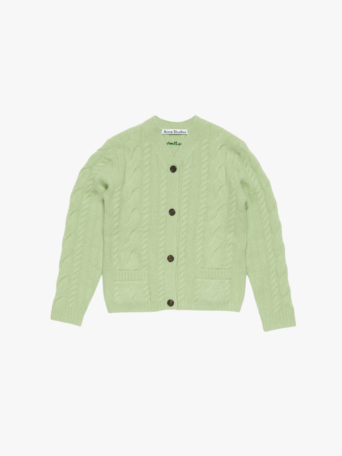 Acne Studios WN-KNIT000124 Cardigan Sage Green