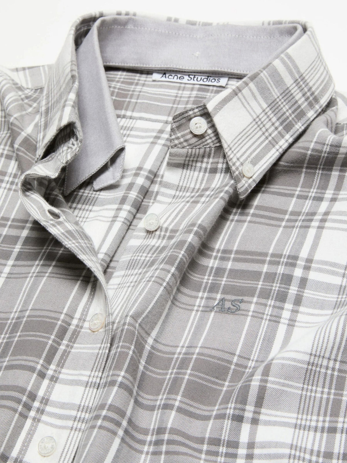 Acne Studios WN-SHIR000064 Blouse Check Black White