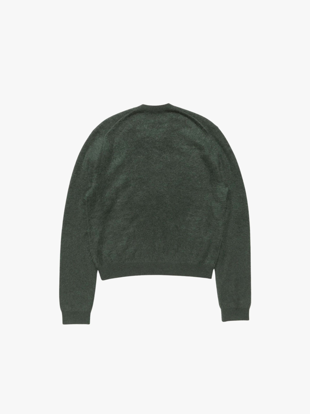 Acne Studios MN-KNIT000608 Cashmere Pullover Dark Green