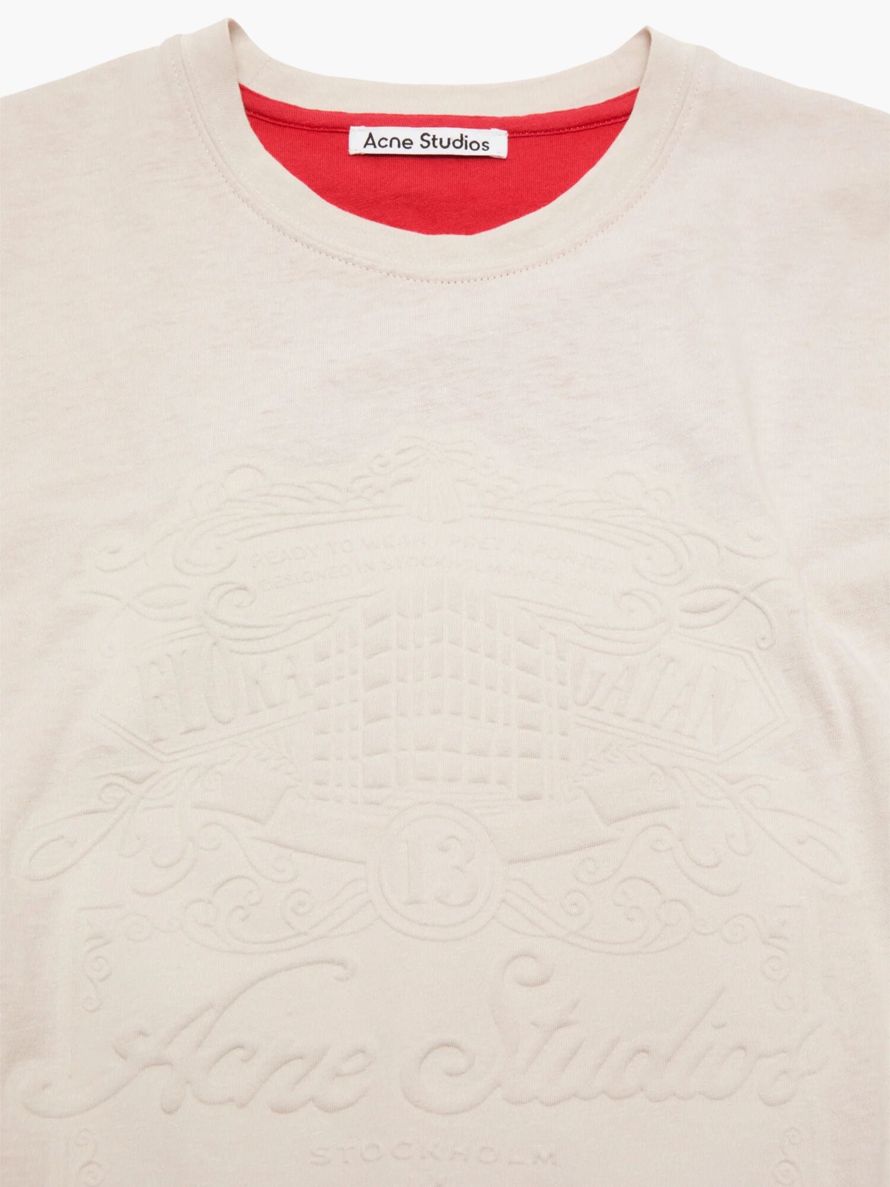 Acne Studios Double Layer Tee White Red