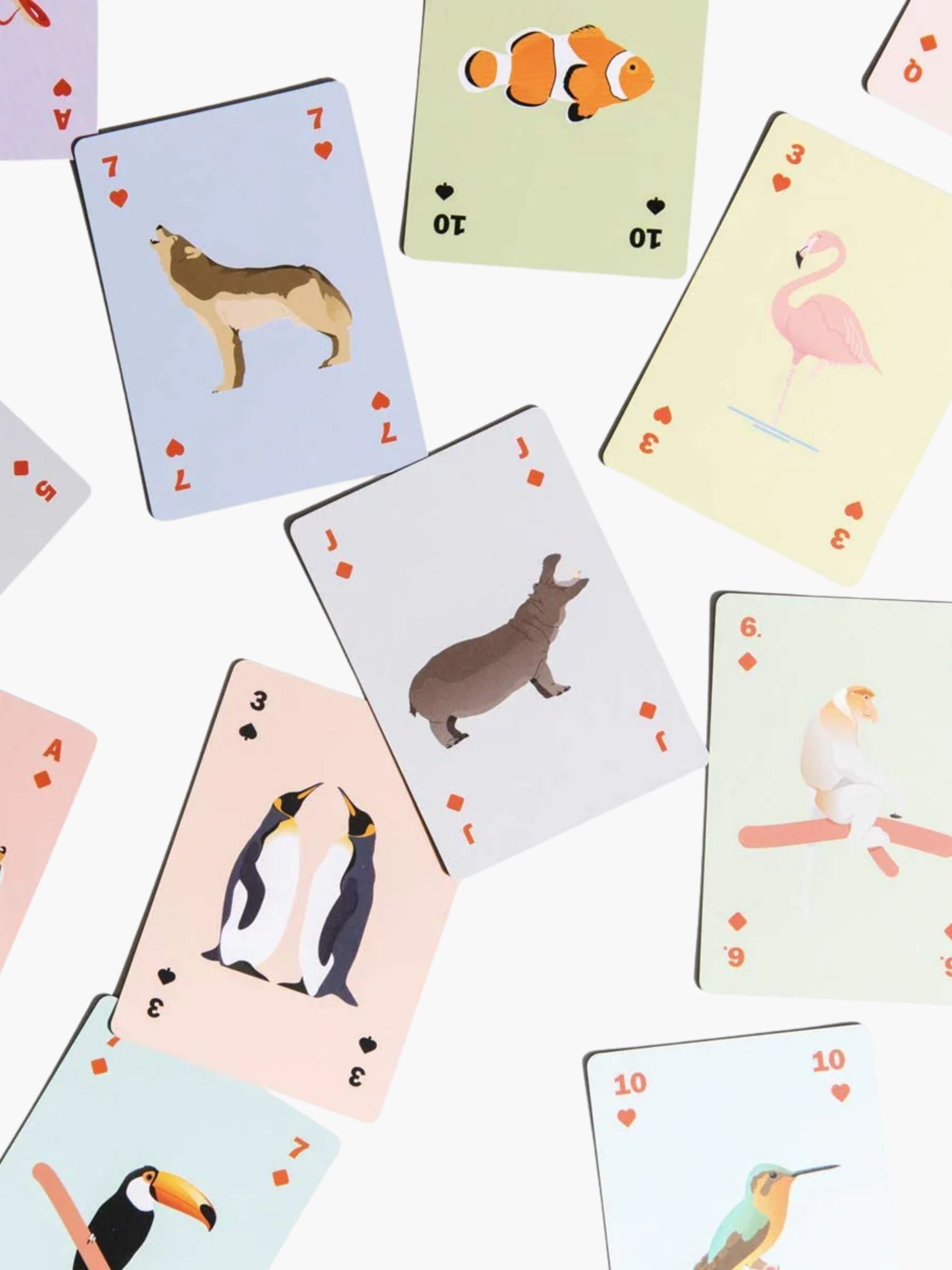 The Cool Club Animals Playing Cards