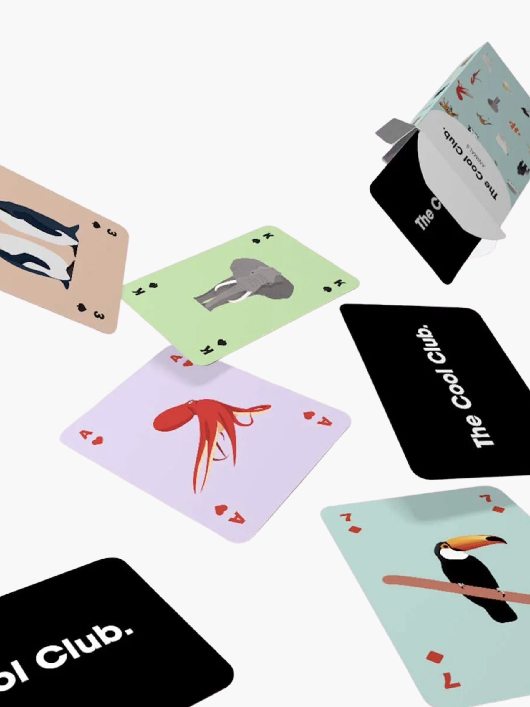 The Cool Club Animals Playing Cards
