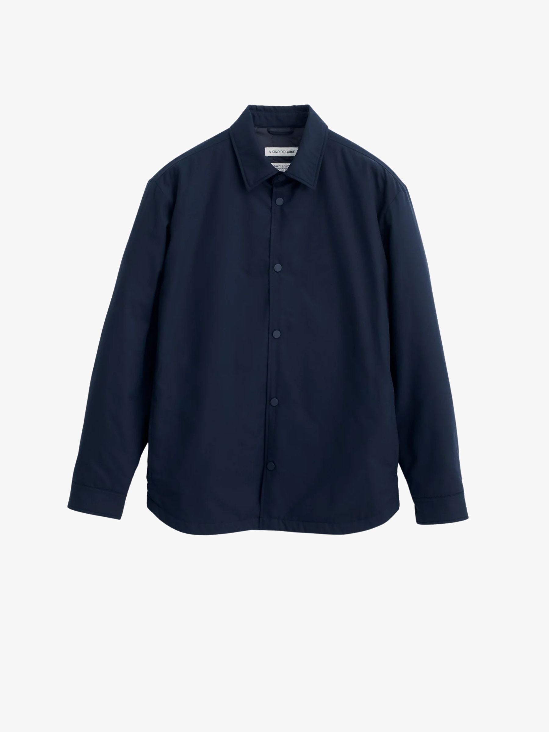 A Kind Of Guise Olkay Quilted Overshirt Navy