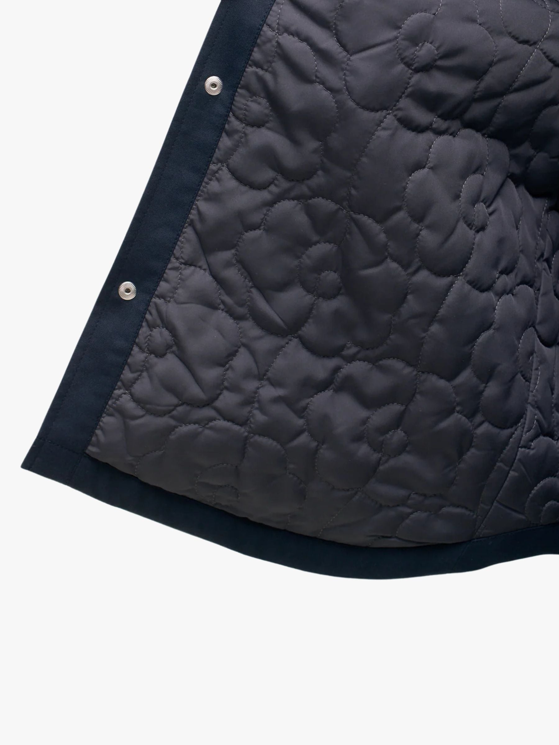 A Kind Of Guise Olkay Quilted Overshirt Navy