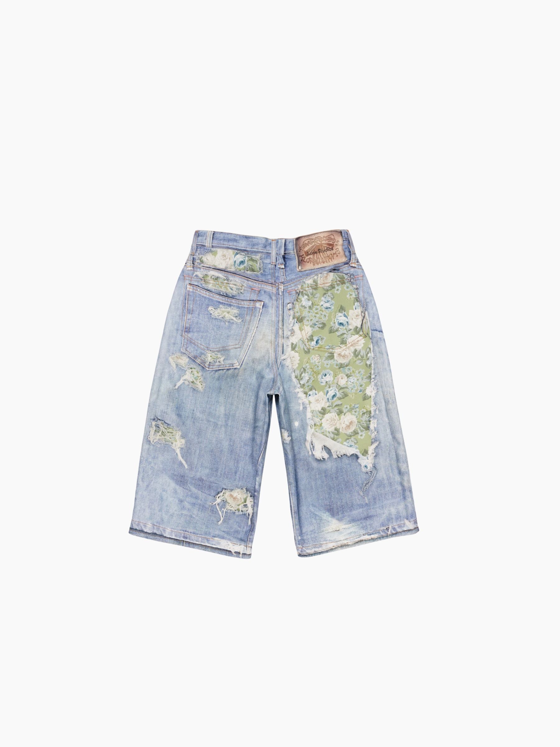 Acne Studios UX-SHOR000045 Shorts Blue Green