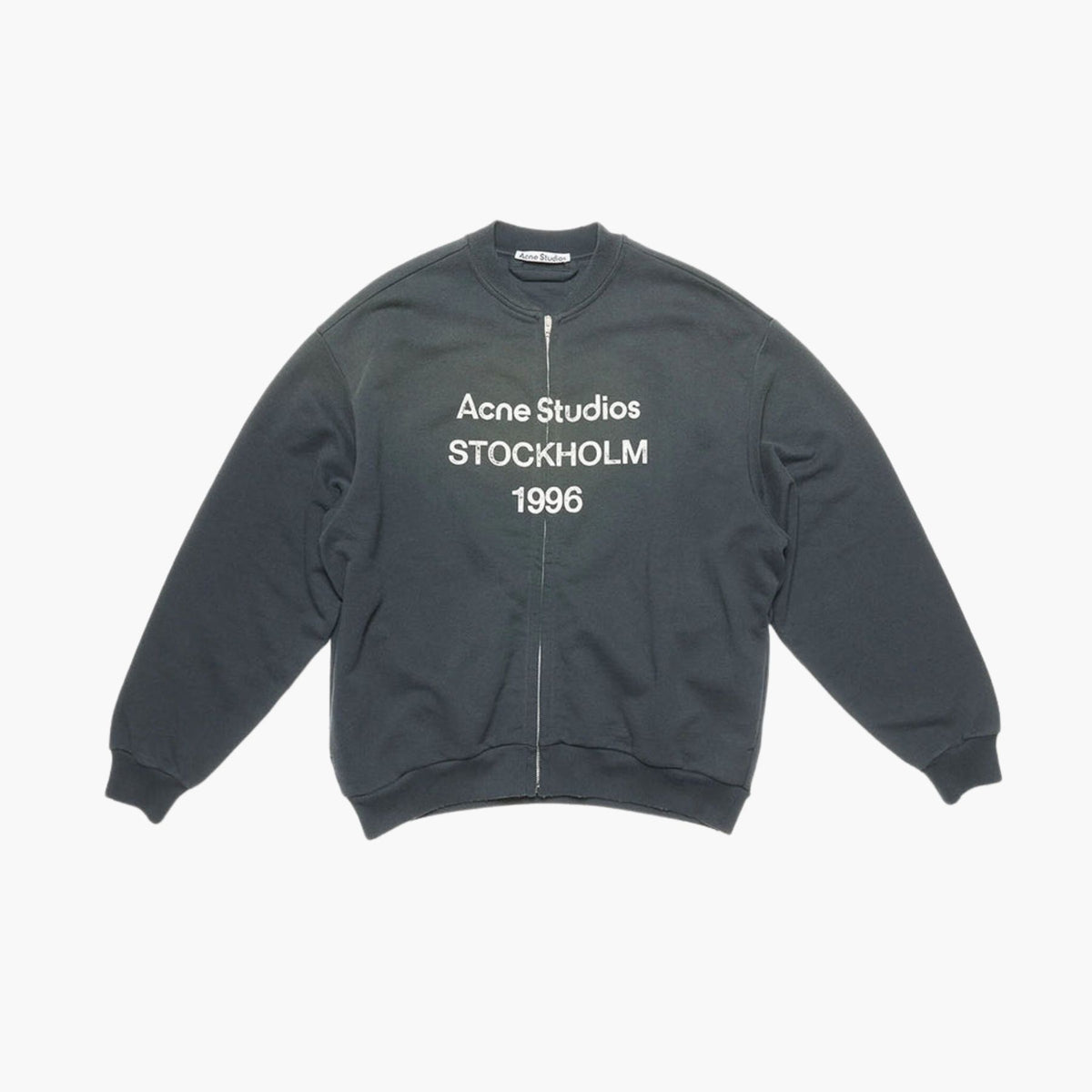 Acne Studios Logo Sweat Cardigan Black