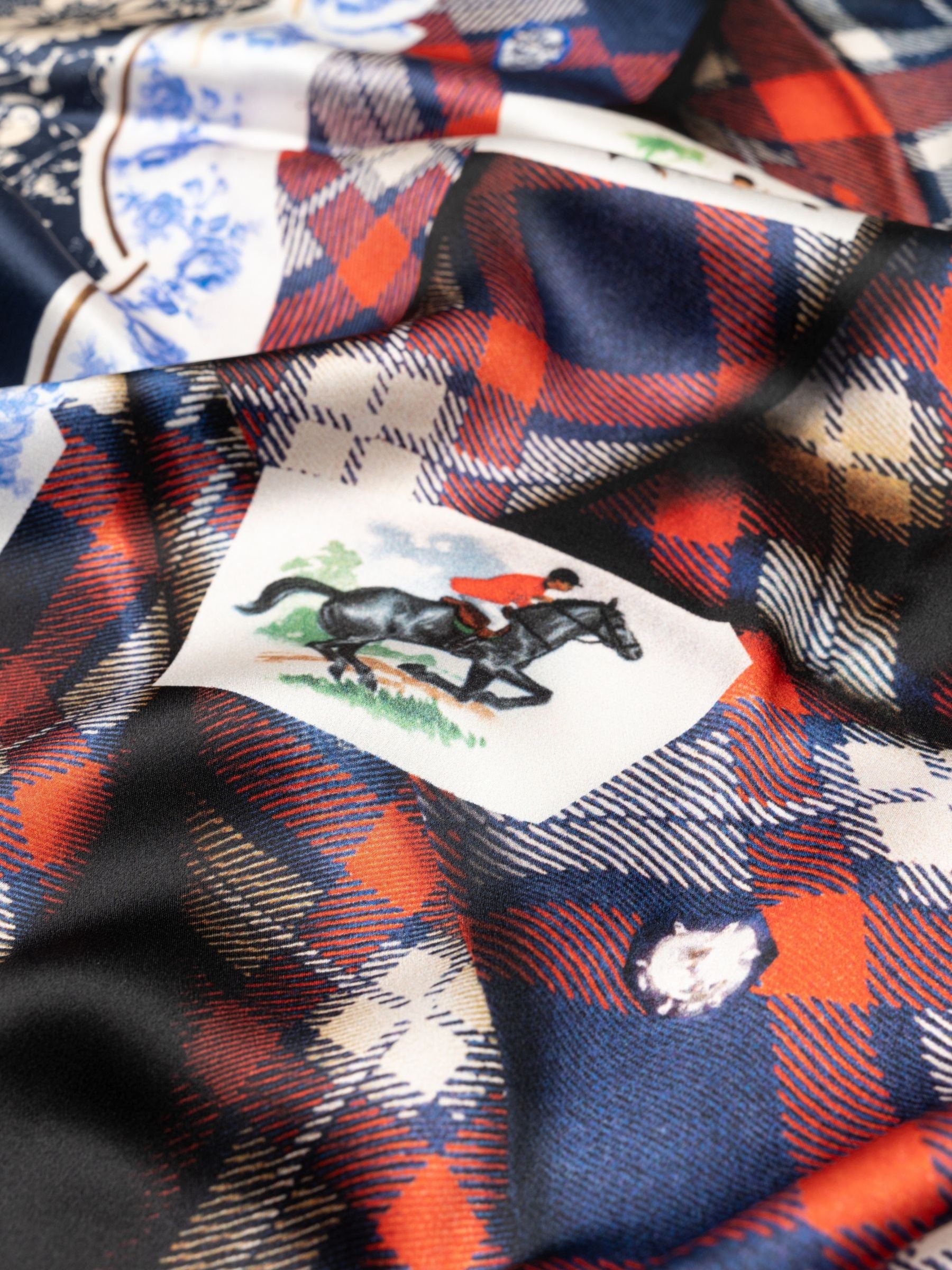 Acne Studios UX-SCAR000024 Scarf Blue Red
