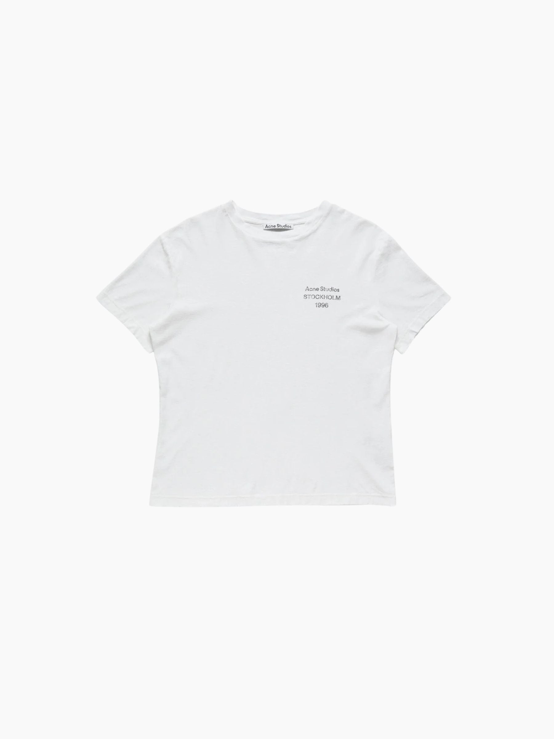 Acne Studios UX-TSHI000035 Logo Tee Off White