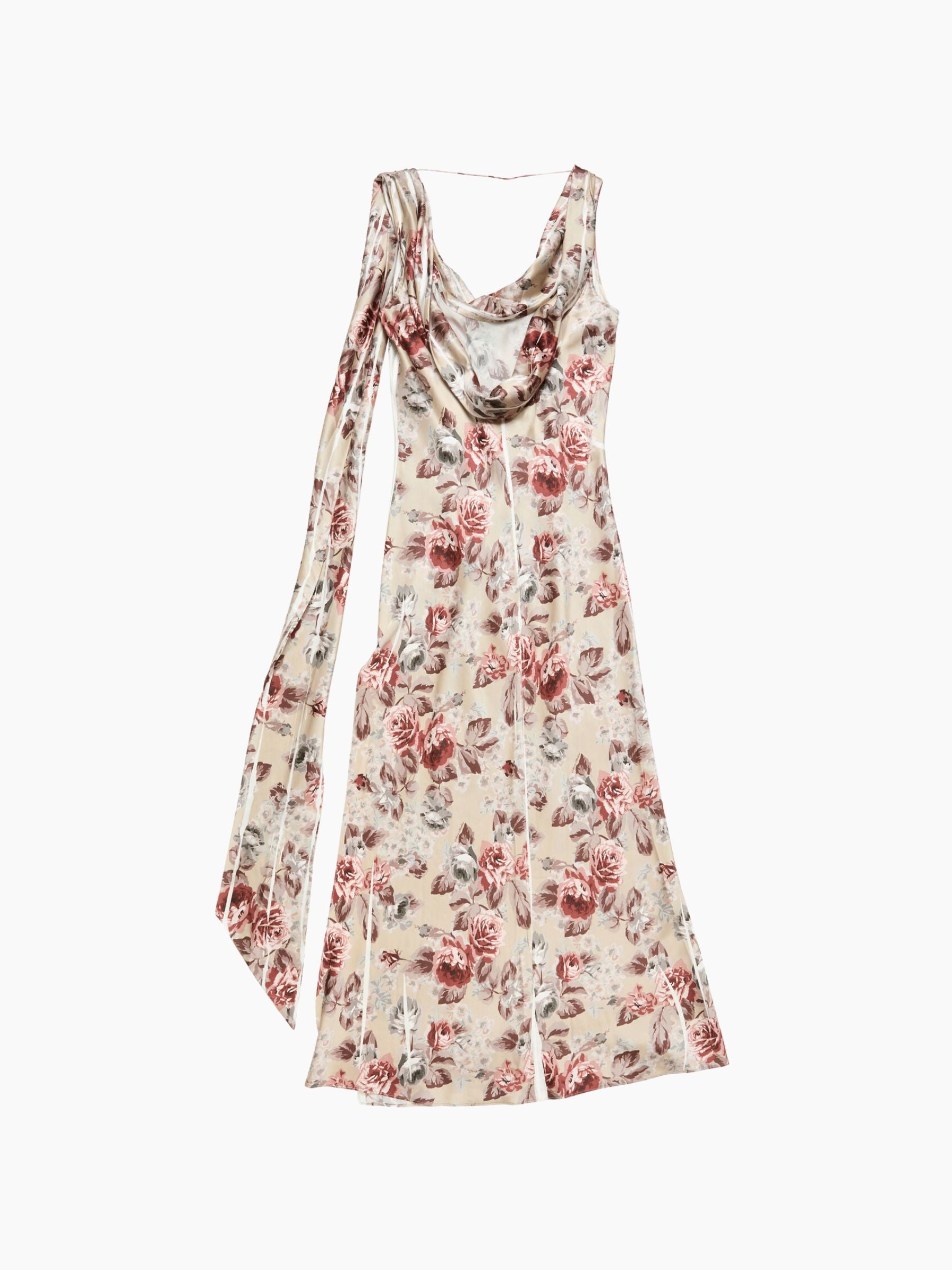 Acne Studios WN-DRES000010 Flower Dress Multi Beige