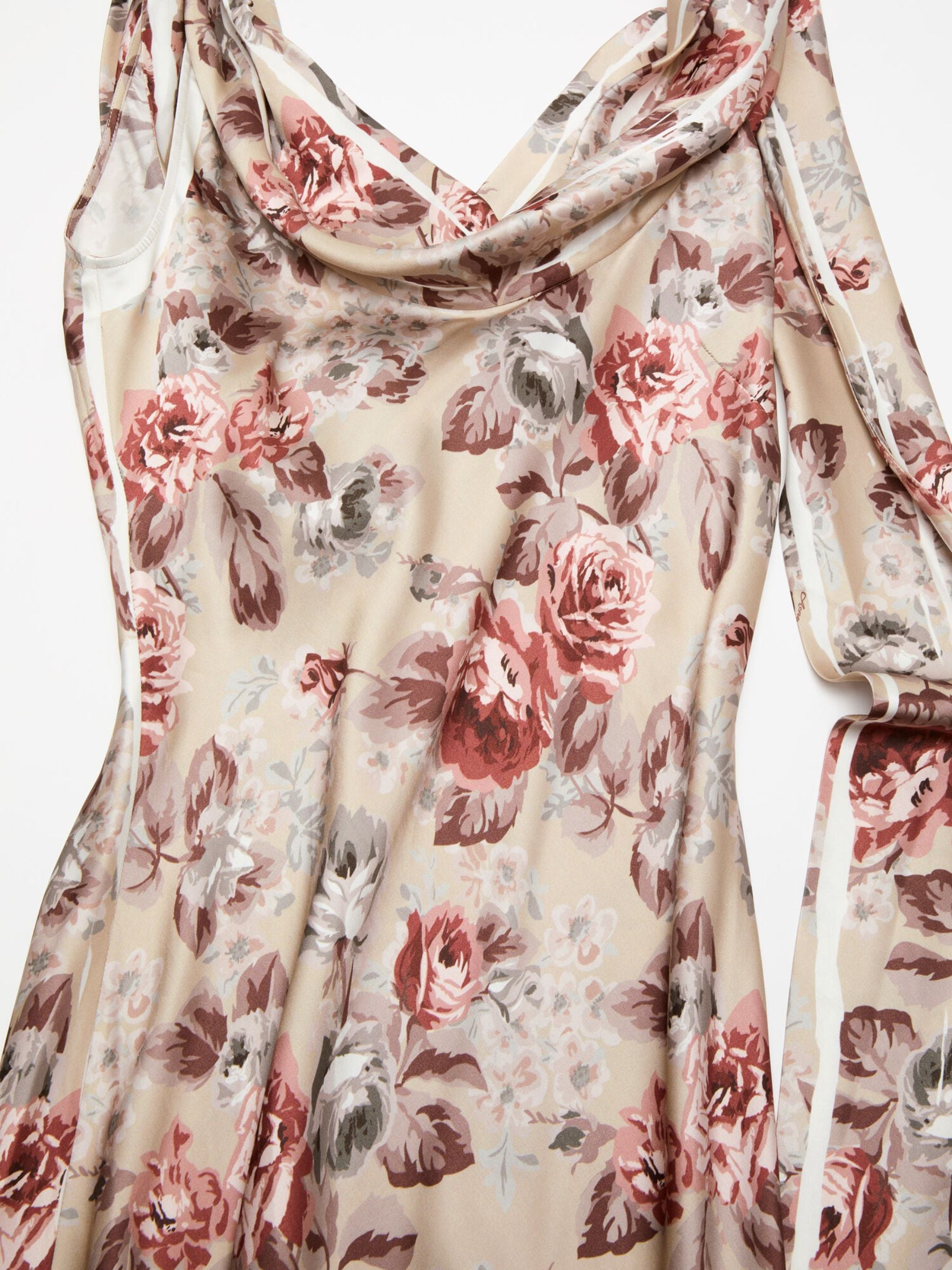 Acne Studios WN-DRES000010 Flower Dress Multi Beige