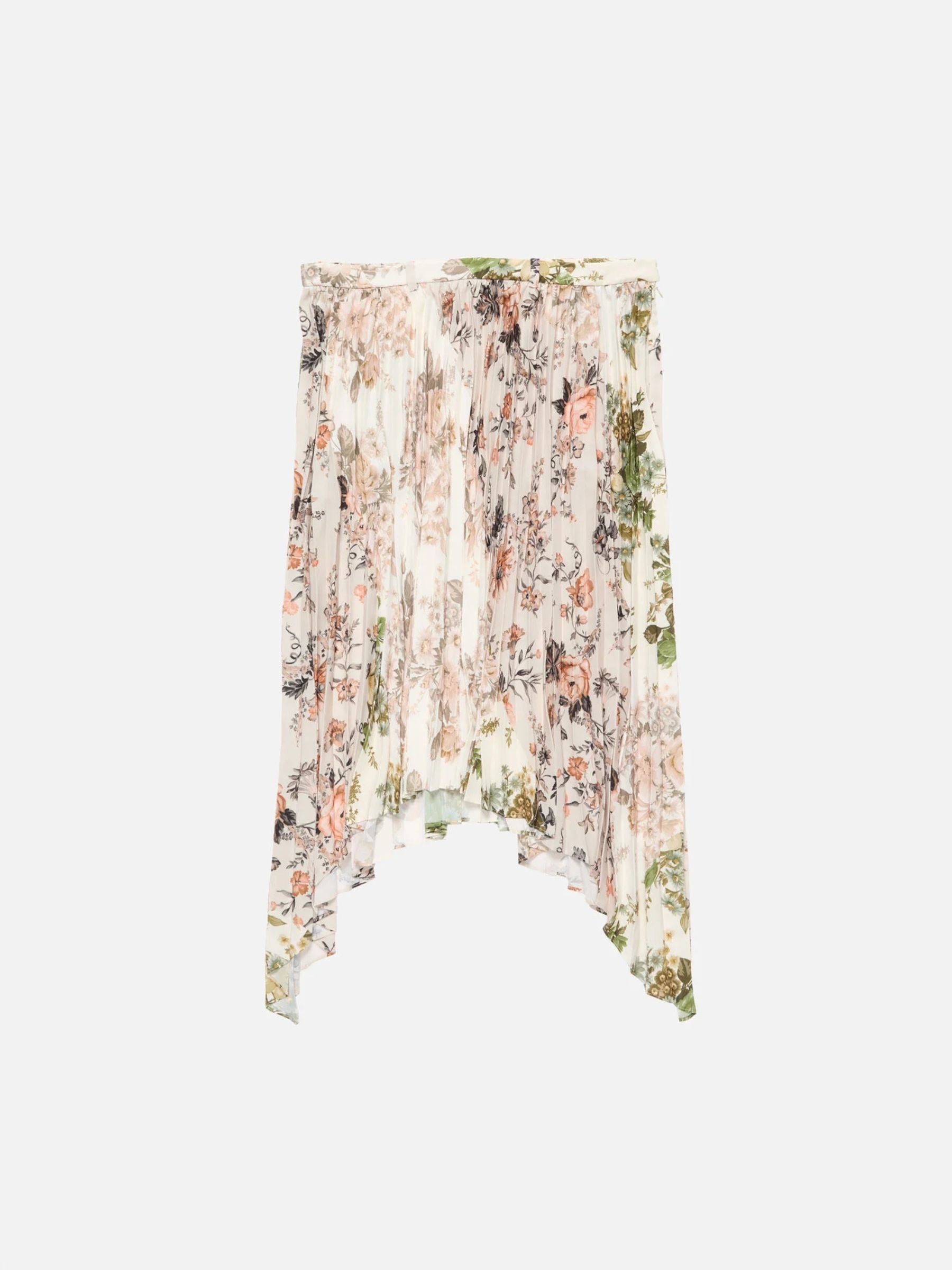 Acne Studios WN-SKIR000030 Flower Skirt Beige White