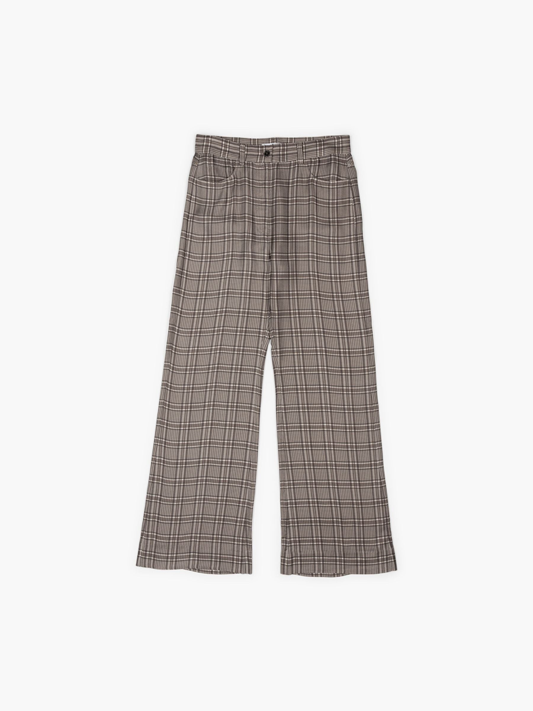 Acne Studios WN-TROU001487 Pants Check Dark Grey