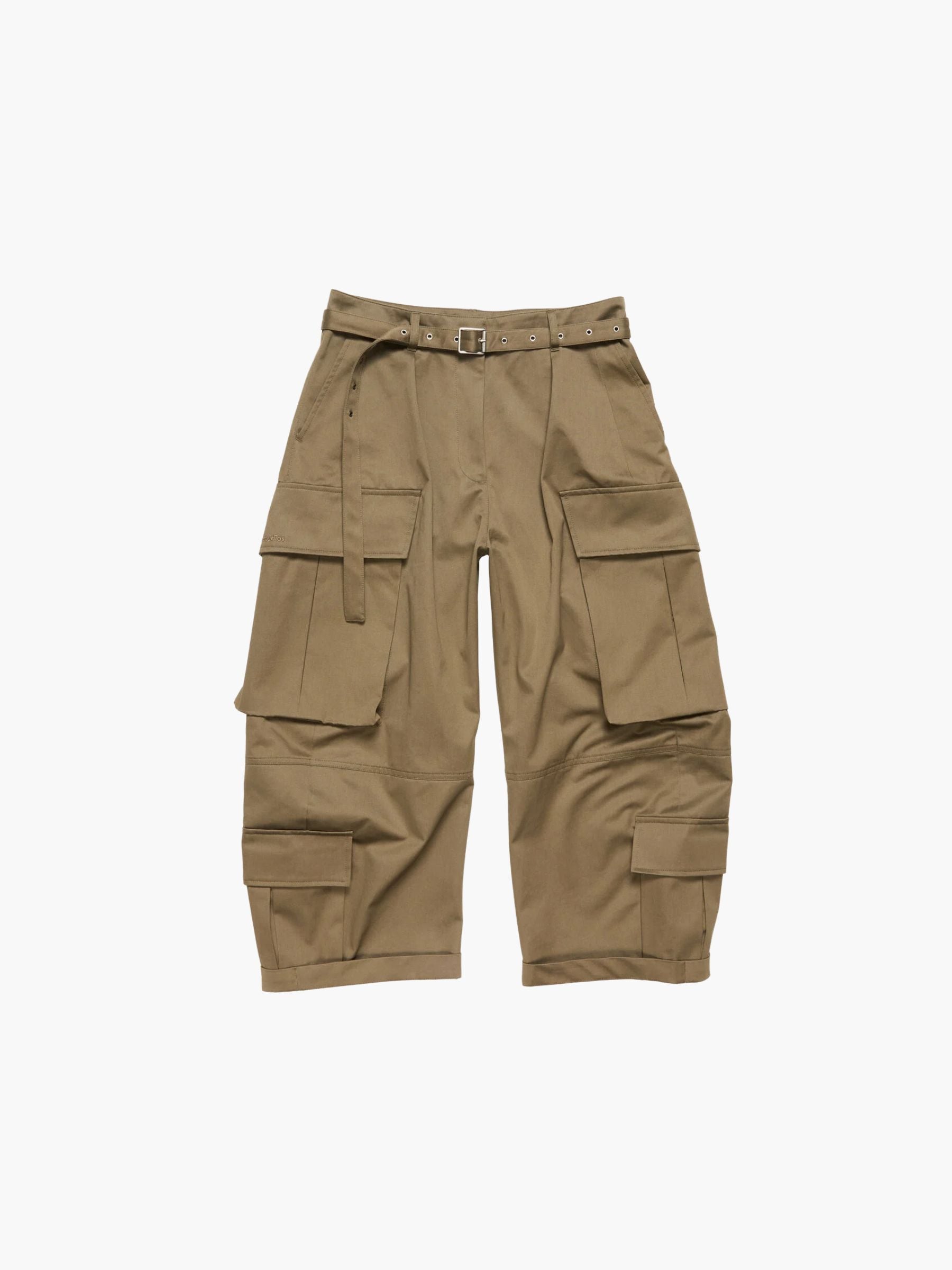 Acne Studios WN-TROU001578 Cargo Pants Khaki Green