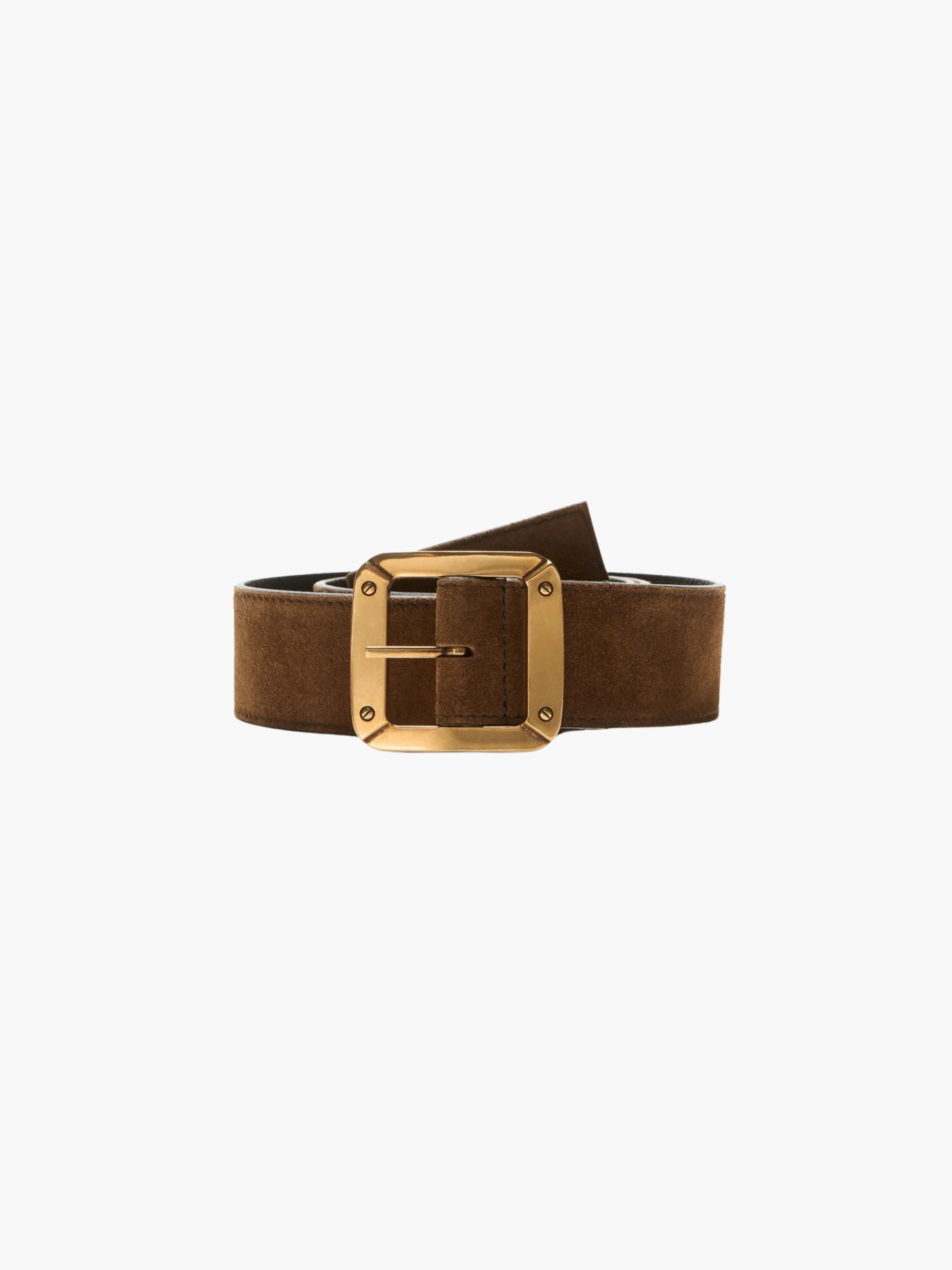 Acne Studios UX-SLGS000018 Belt Cognac Brown Black