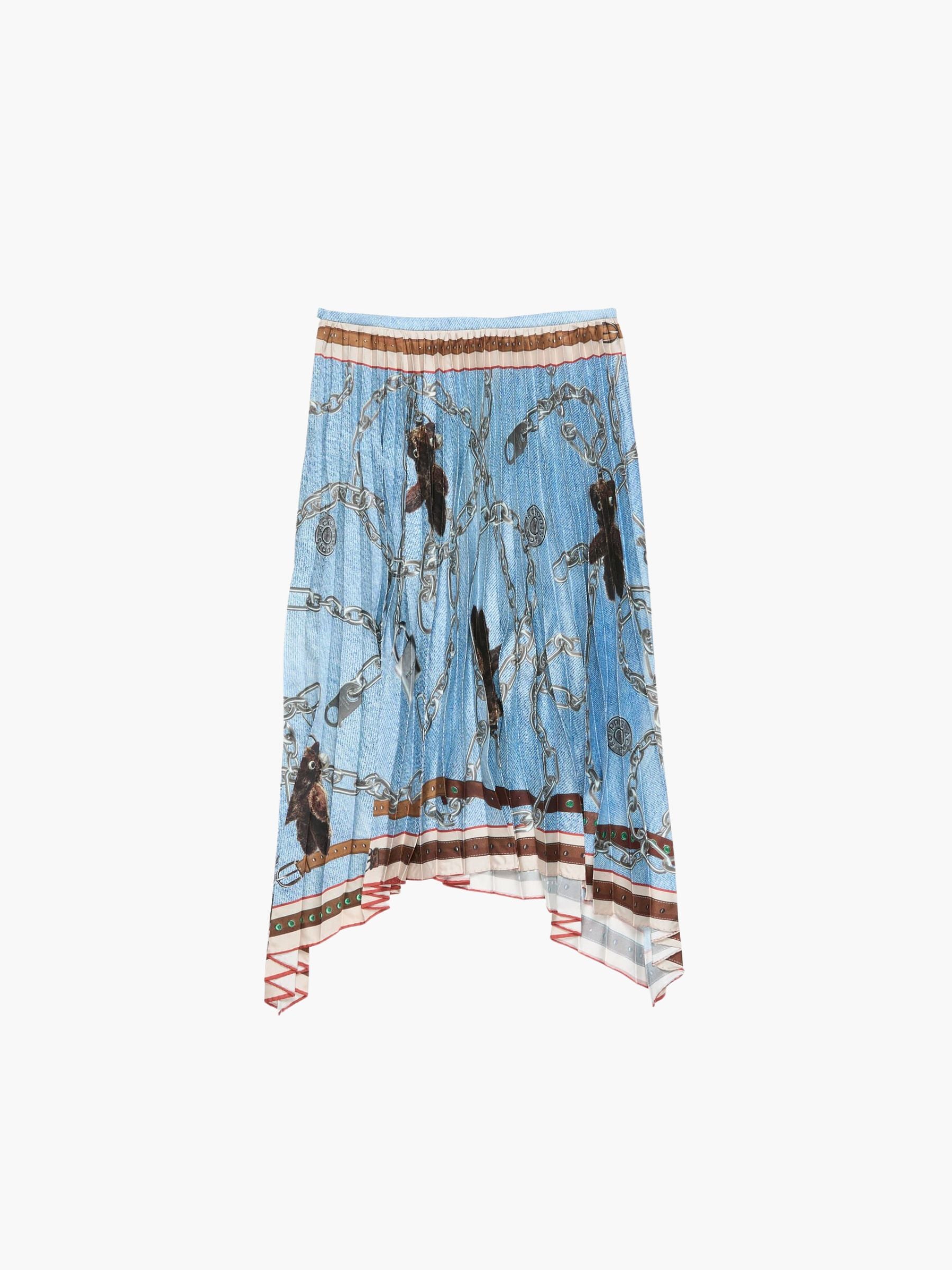 Acne Studios WN-SKIR000912 Skirt Teddy Denim Blue