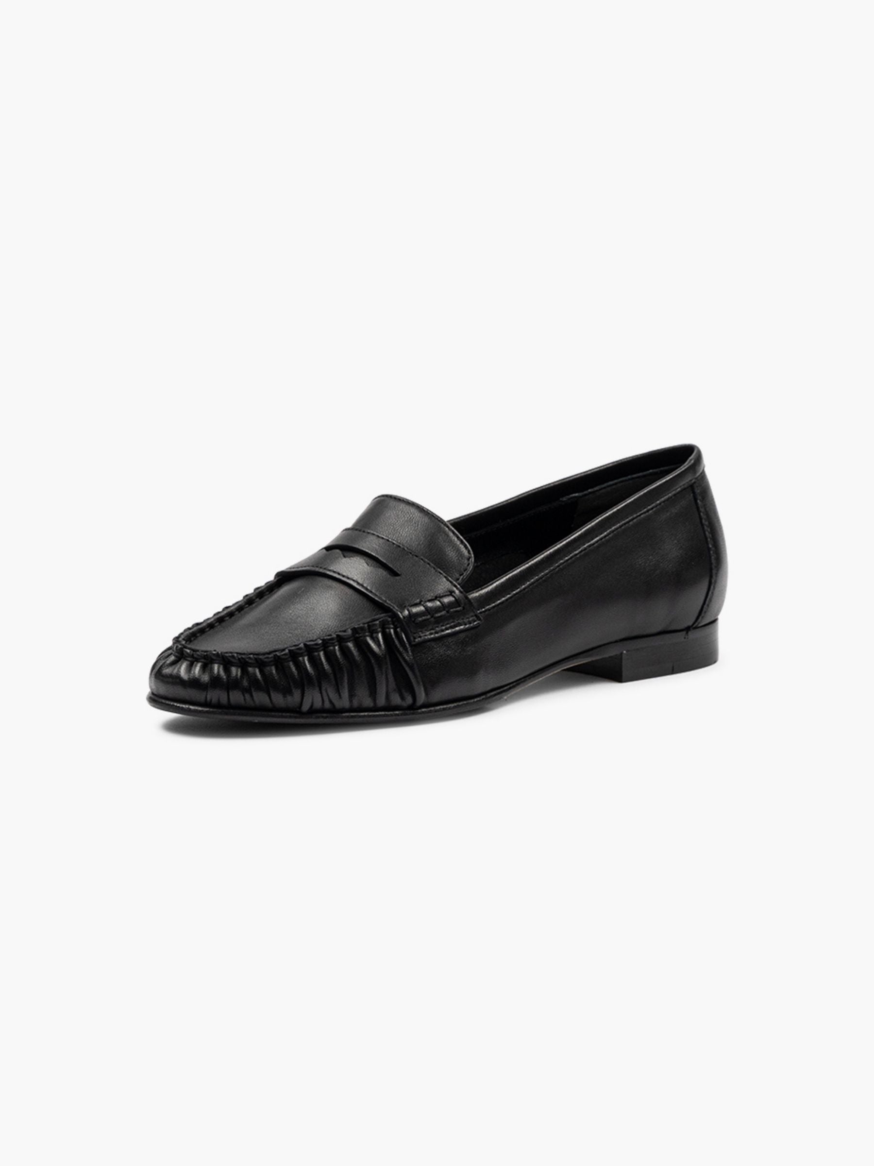 Aeyde Aldous Nappa Leather Loafer Black